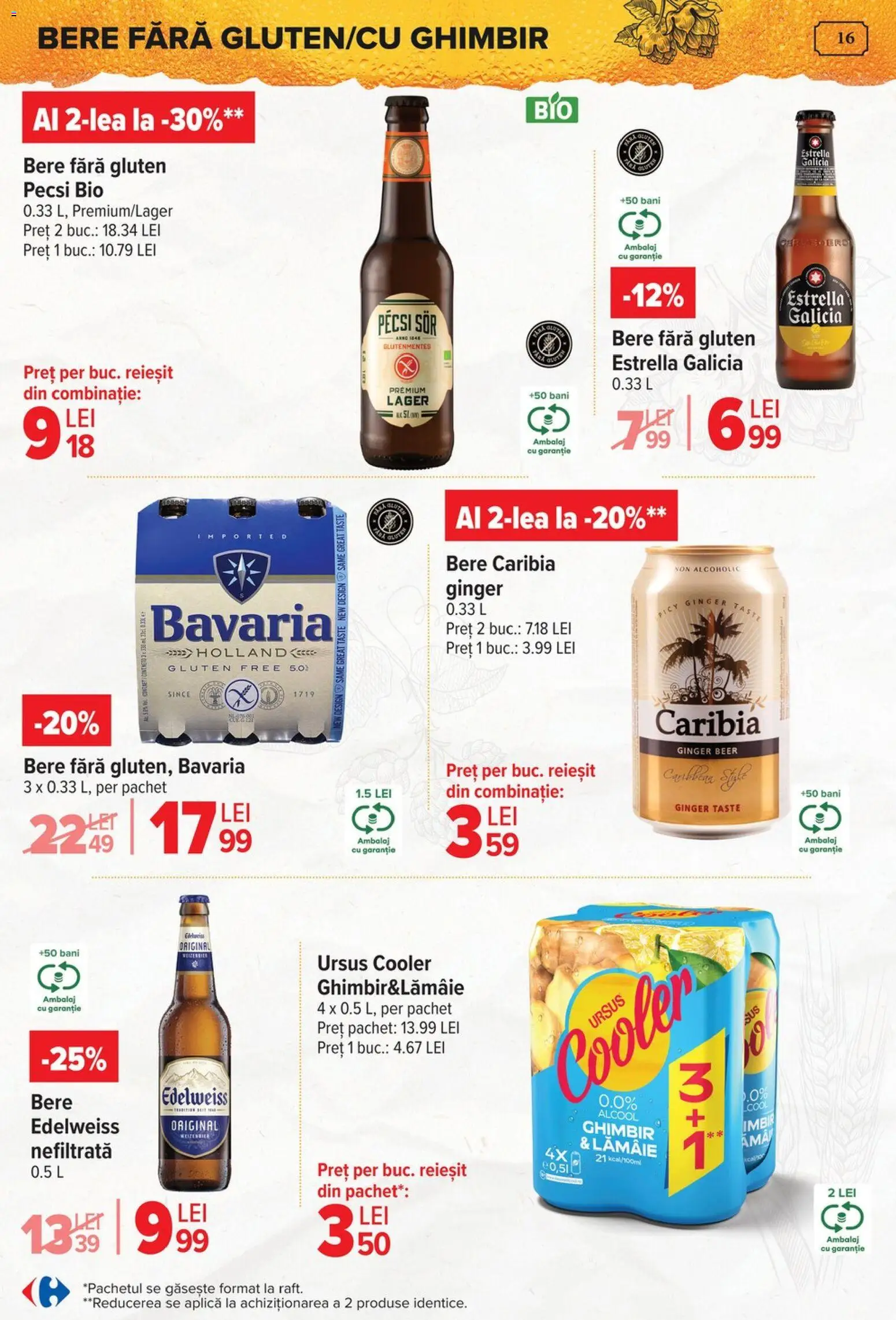 Catalog Carrefour 15 Aprilie - 4 Mai 2026 | Pagina 16 | Produse: Şerit ödül, Bere, Lămâie