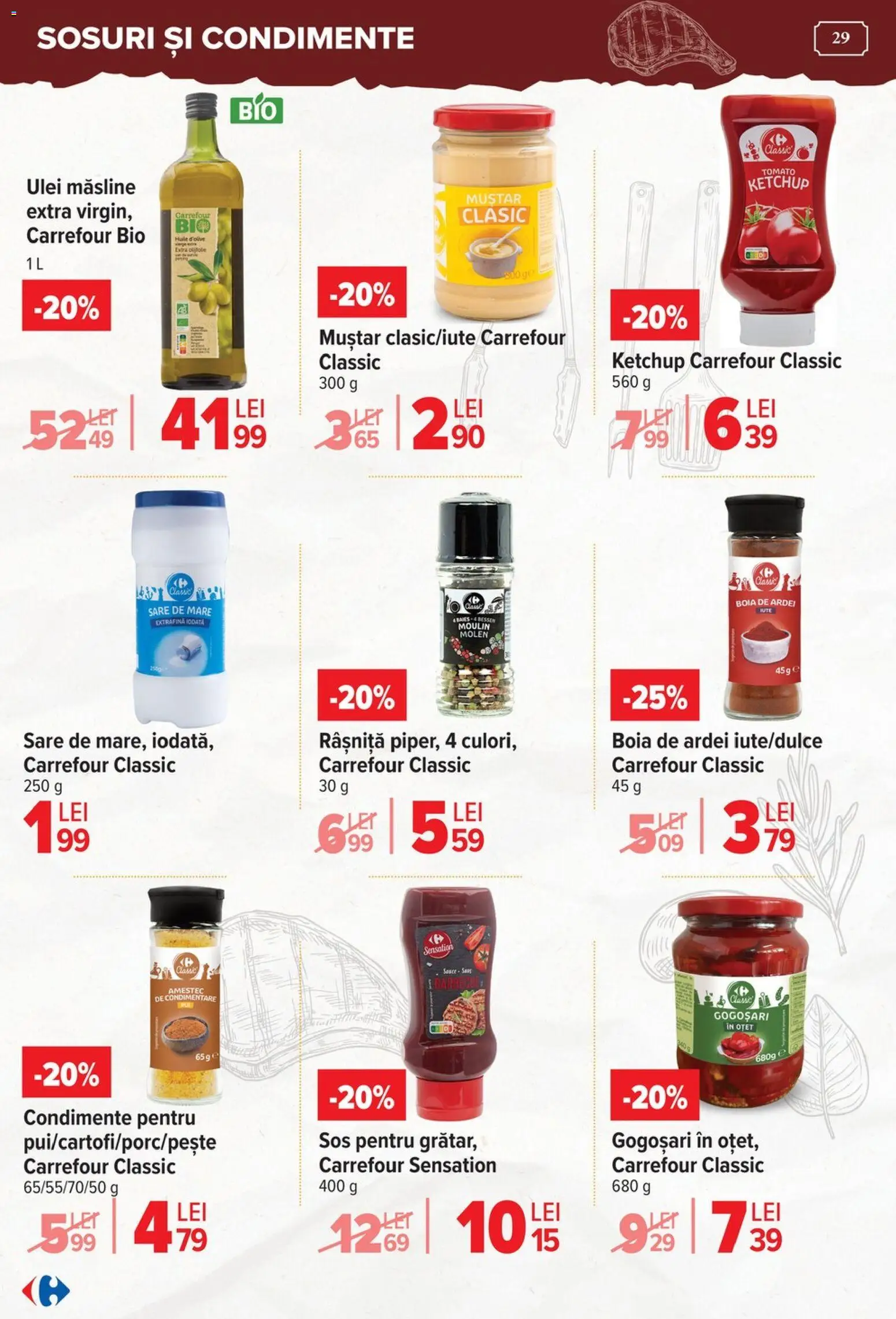 Catalog Carrefour 15 Aprilie - 4 Mai 2026 | Pagina 29 | Produse: Şerit ödül, Ulei, Ketchup, Sos