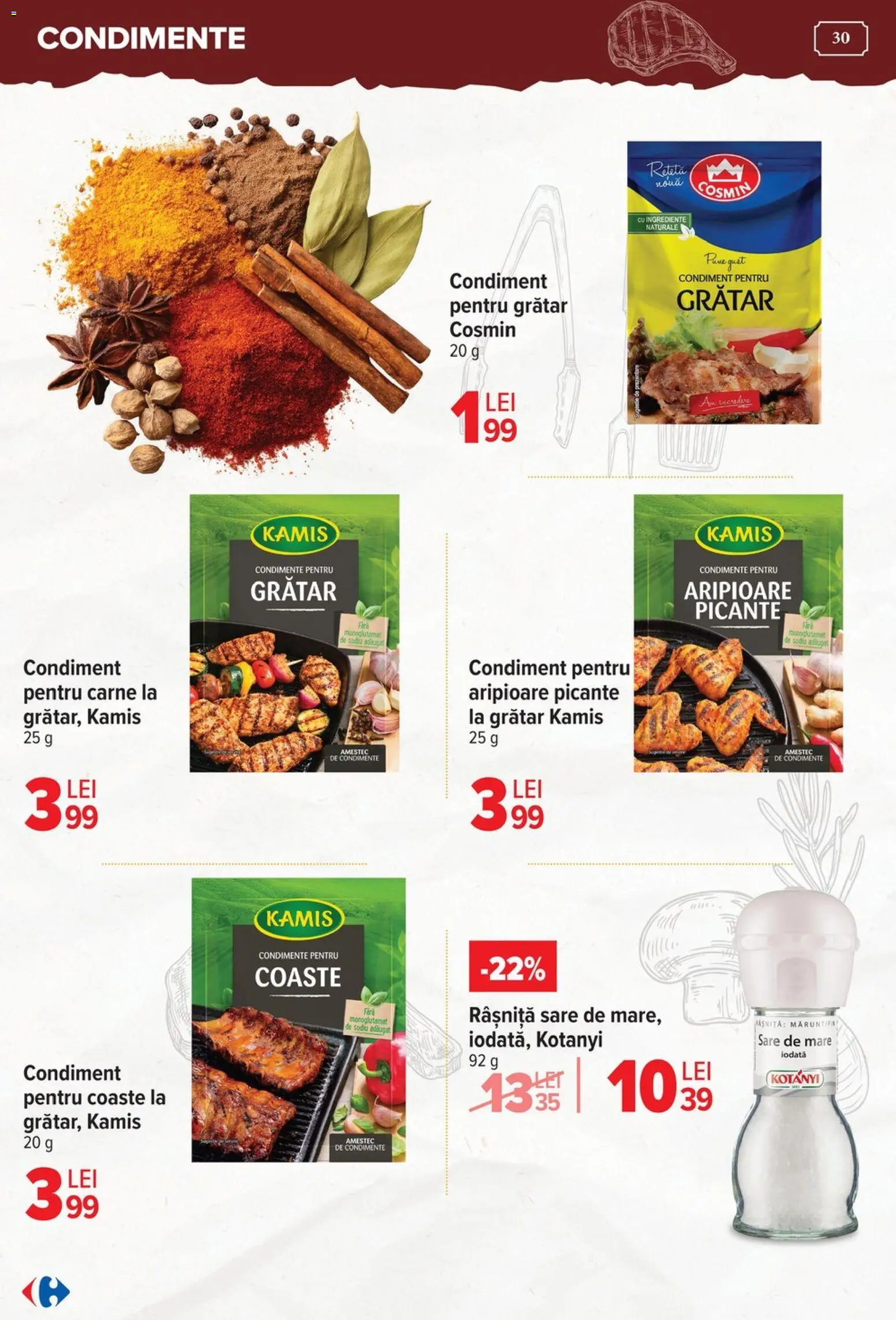 Catalog Carrefour 15 Aprilie - 4 Mai 2026 | Pagina 30 | Produse: Grătar, Condimente, Sare