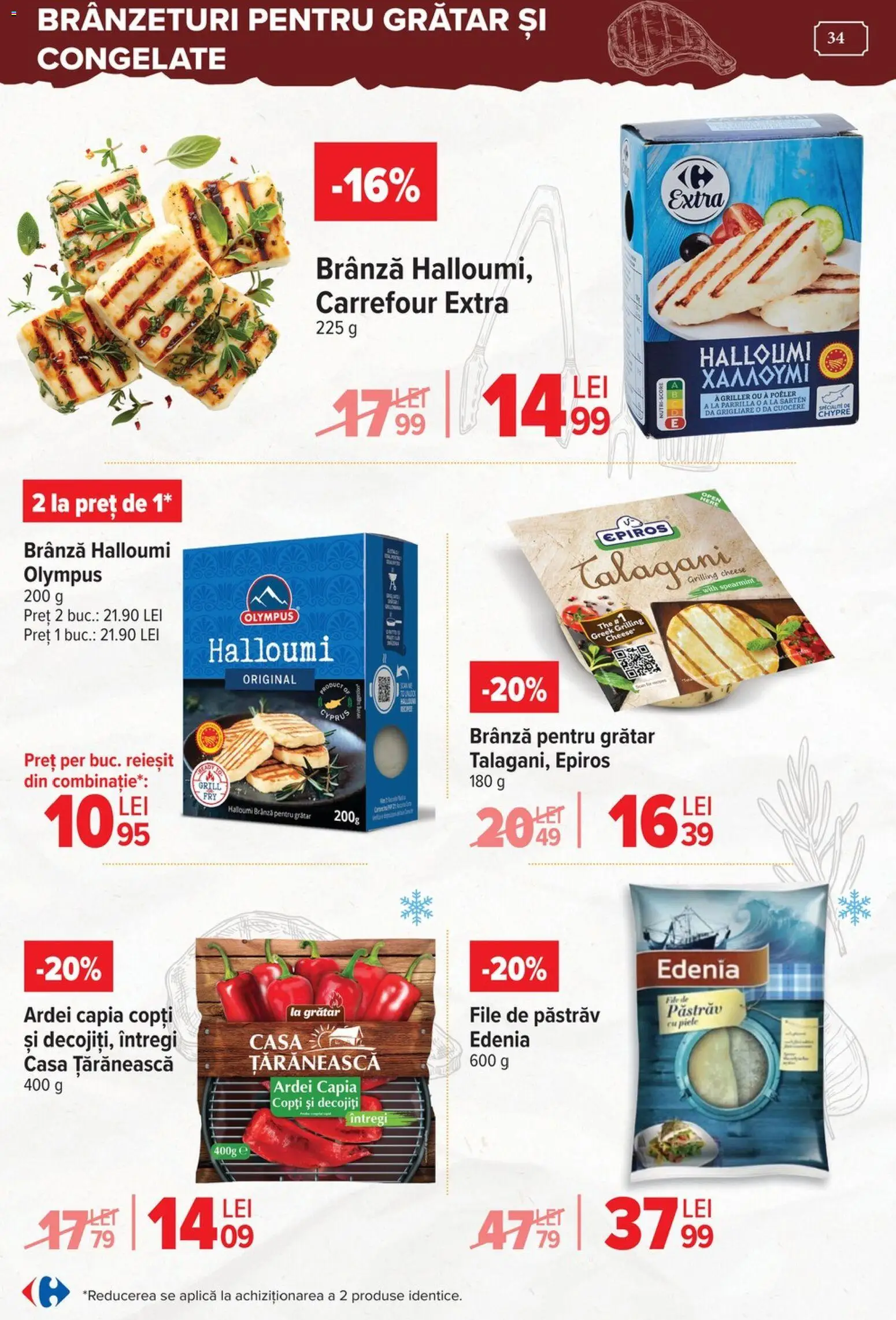 Catalog Carrefour 15 Aprilie - 4 Mai 2026 | Pagina 34 | Produse: Grill, Grătar, Ardei, Brânză