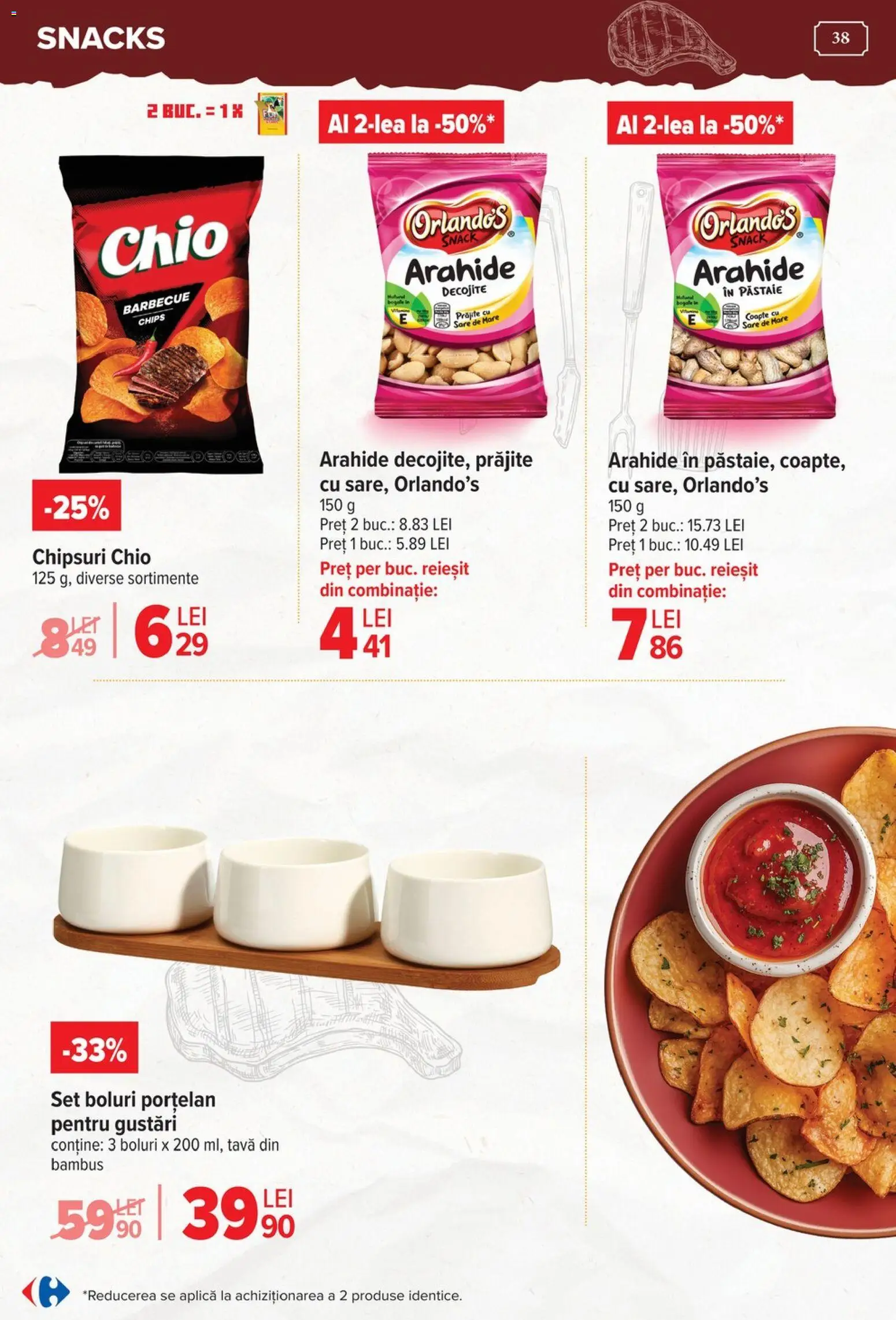 Catalog Carrefour 15 Aprilie - 4 Mai 2026 | Pagina 38 | Produse: Arahide, Chipsuri, Sare