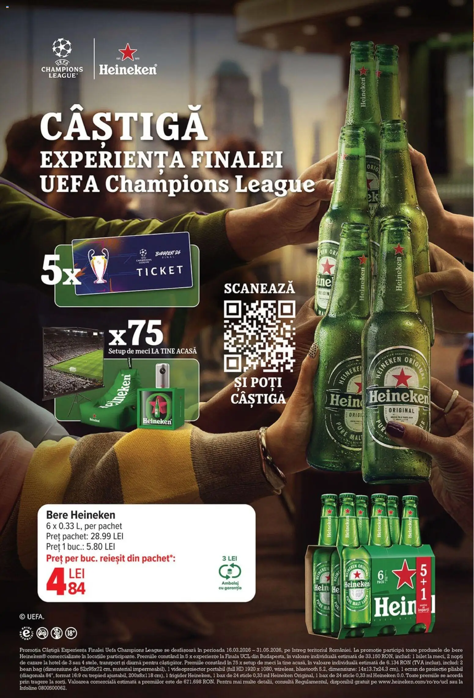 Catalog Carrefour 15 Aprilie - 4 Mai 2026 | Pagina 6 | Produse: Frigider, Bere