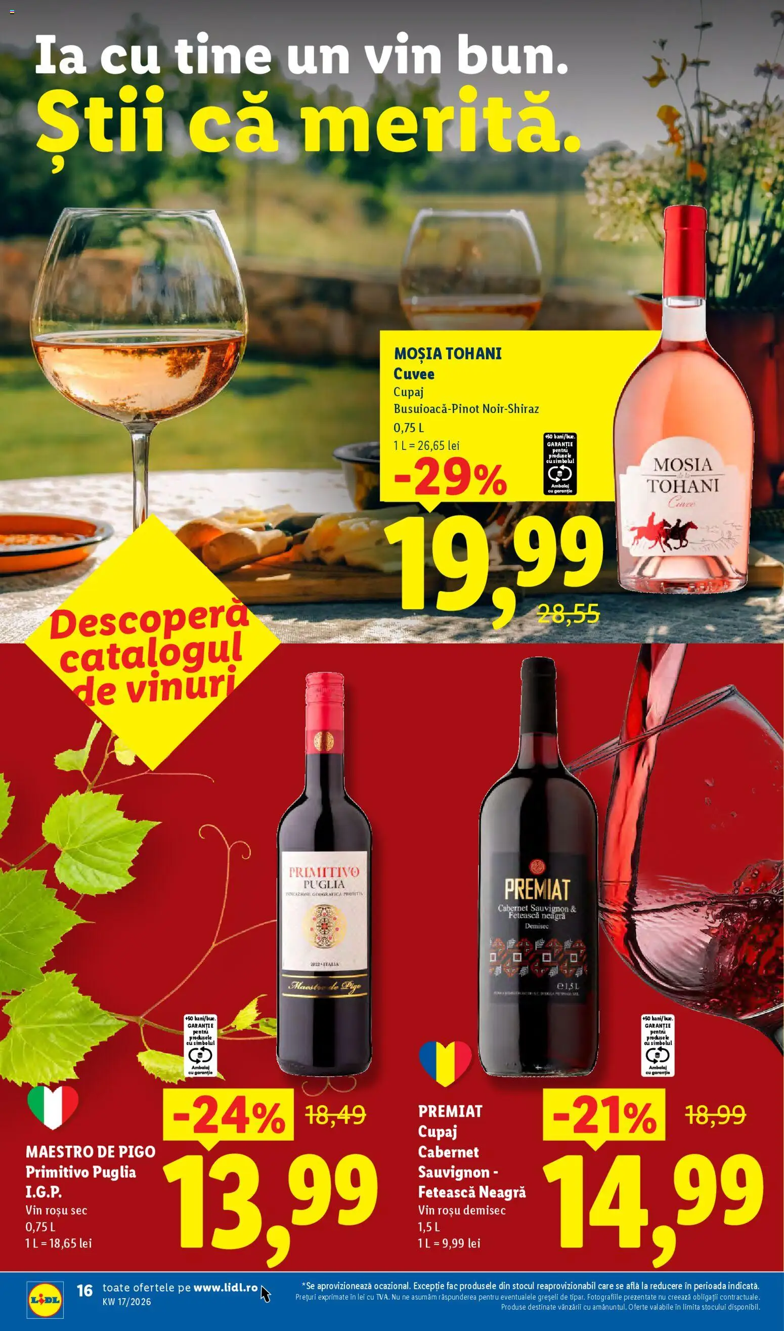 Catalog LIDL 20 - 25 Aprilie 2026 | Pagina 16 | Produse: Vin