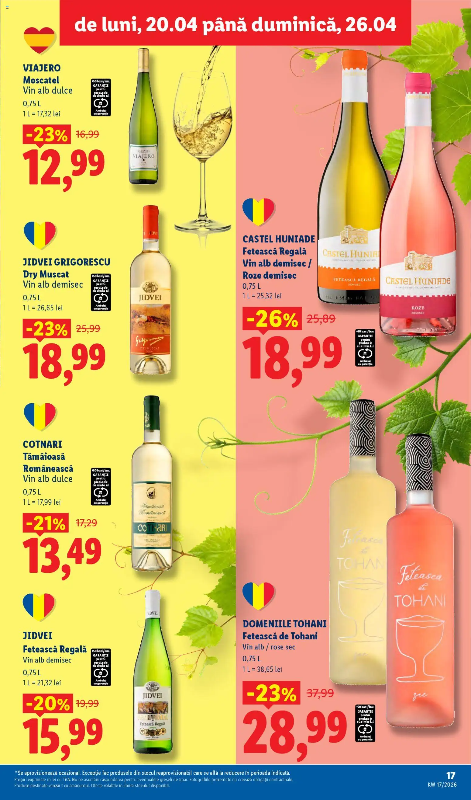 Catalog LIDL 20 - 25 Aprilie 2026 | Pagina 17 | Produse: Vin