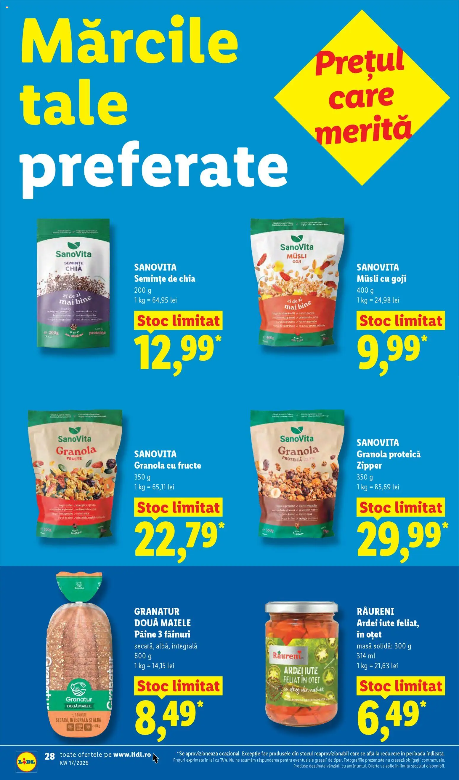Catalog LIDL 20 - 25 Aprilie 2026 | Pagina 28 | Produse: Ardei, Ardei iute, Semințe, Fructe