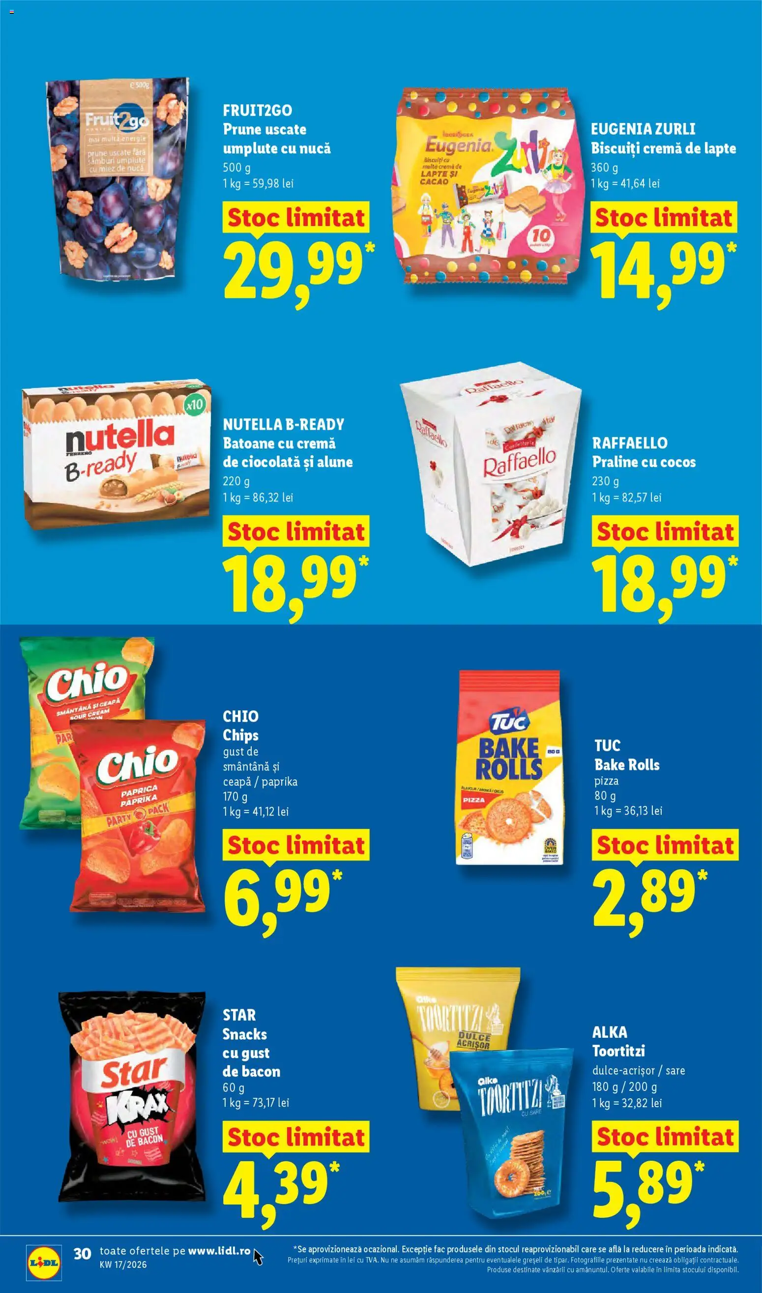 Catalog LIDL 20 - 25 Aprilie 2026 | Pagina 30 | Produse: Bacon, Lapte, Ceapă, Sare
