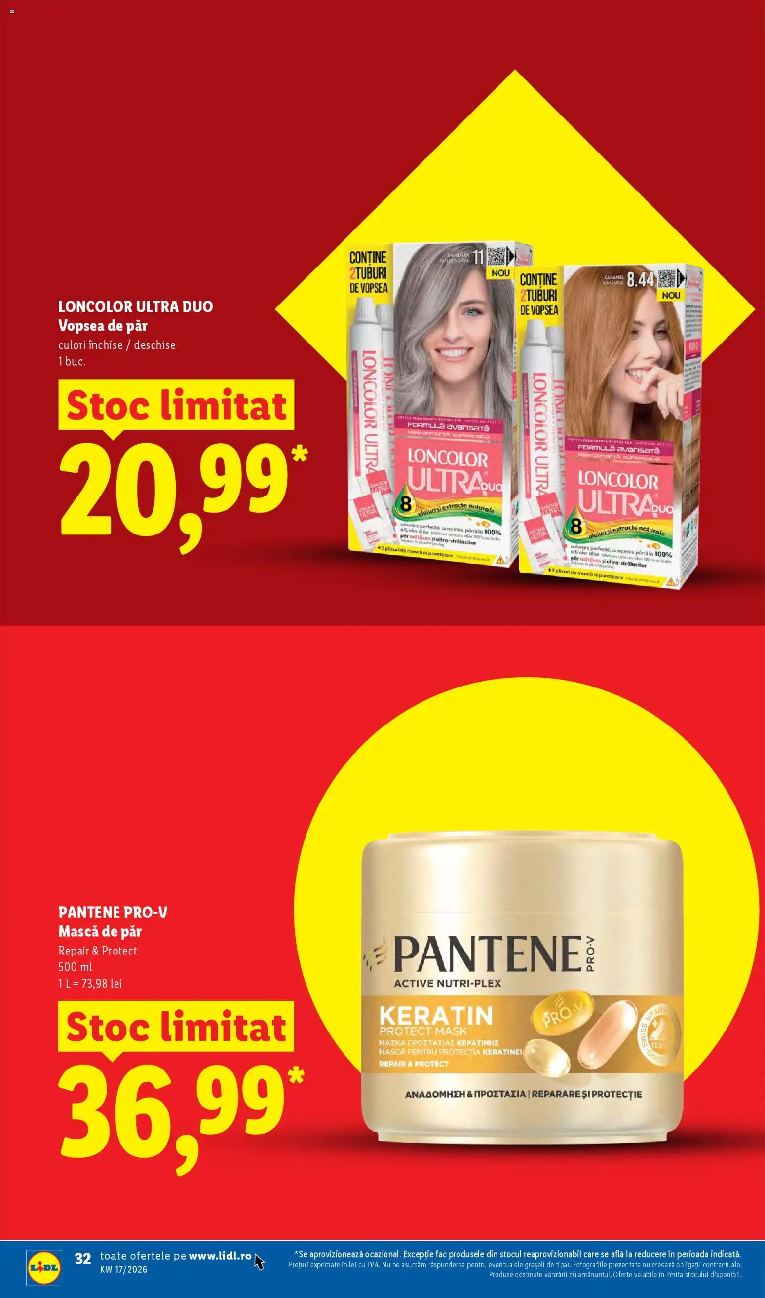 Catalog LIDL 20 - 25 Aprilie 2026 | Pagina 32 | Produse: Vopsea, Mască de păr, Vopsea de păr