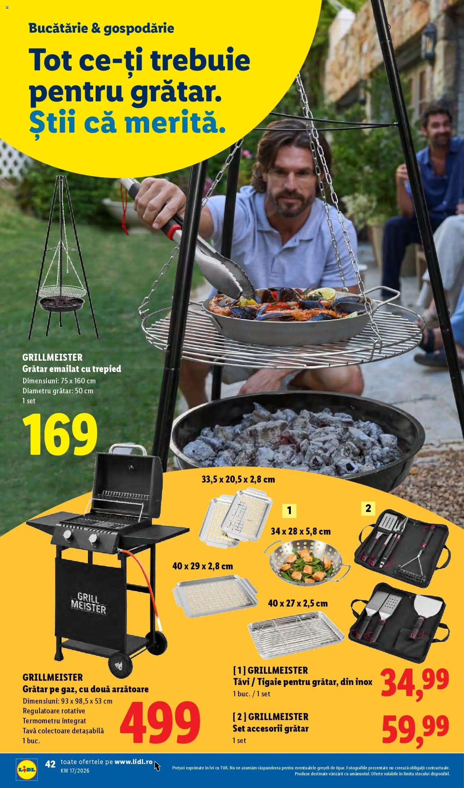 Catalog LIDL 20 - 25 Aprilie 2026 | Pagina 42 | Produse: Grill, Termometru, Grătar, Bucătărie
