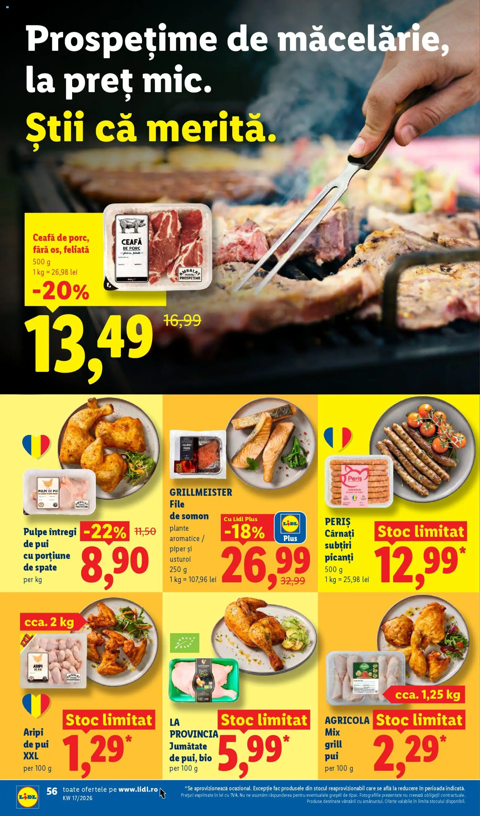 Catalog LIDL 20 - 25 Aprilie 2026 | Pagina 56 | Produse: Şerit ödül, Grill, Piper, Usturoi
