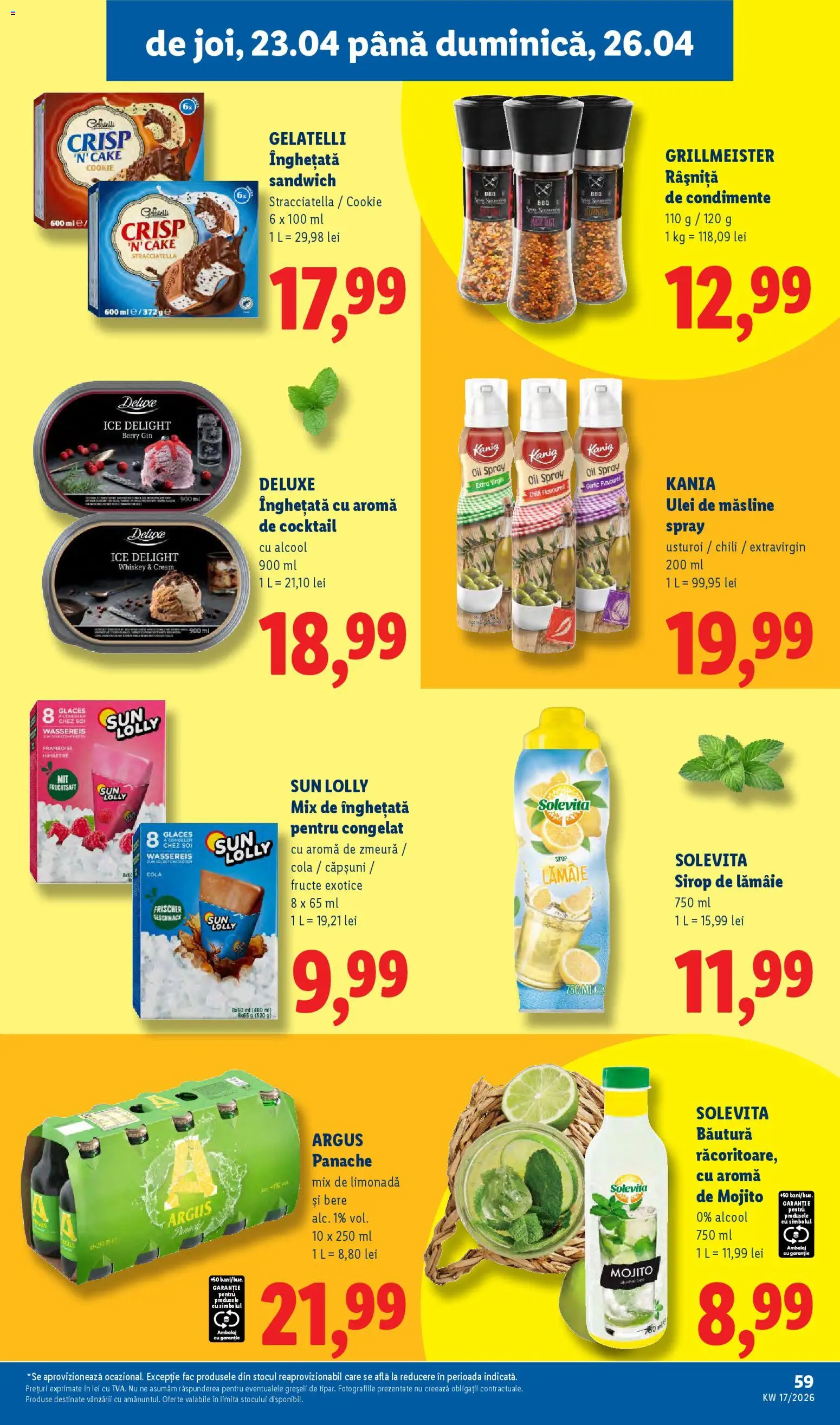 Catalog LIDL 20 - 25 Aprilie 2026 | Pagina 59 | Produse: Măsline, Gin, Lămâie, Usturoi