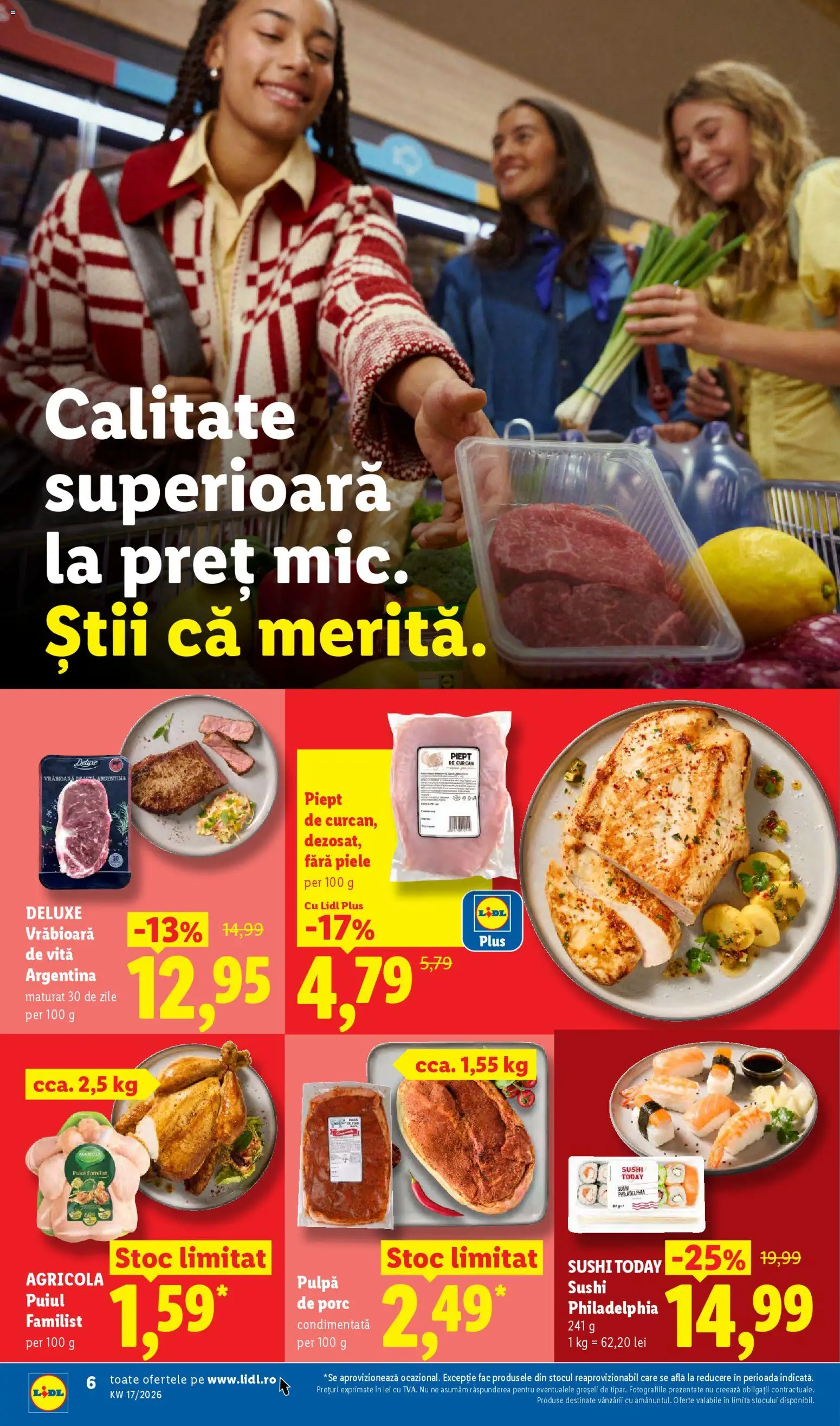 Catalog LIDL 20 - 25 Aprilie 2026 | Pagina 6 | Produse: Sushi