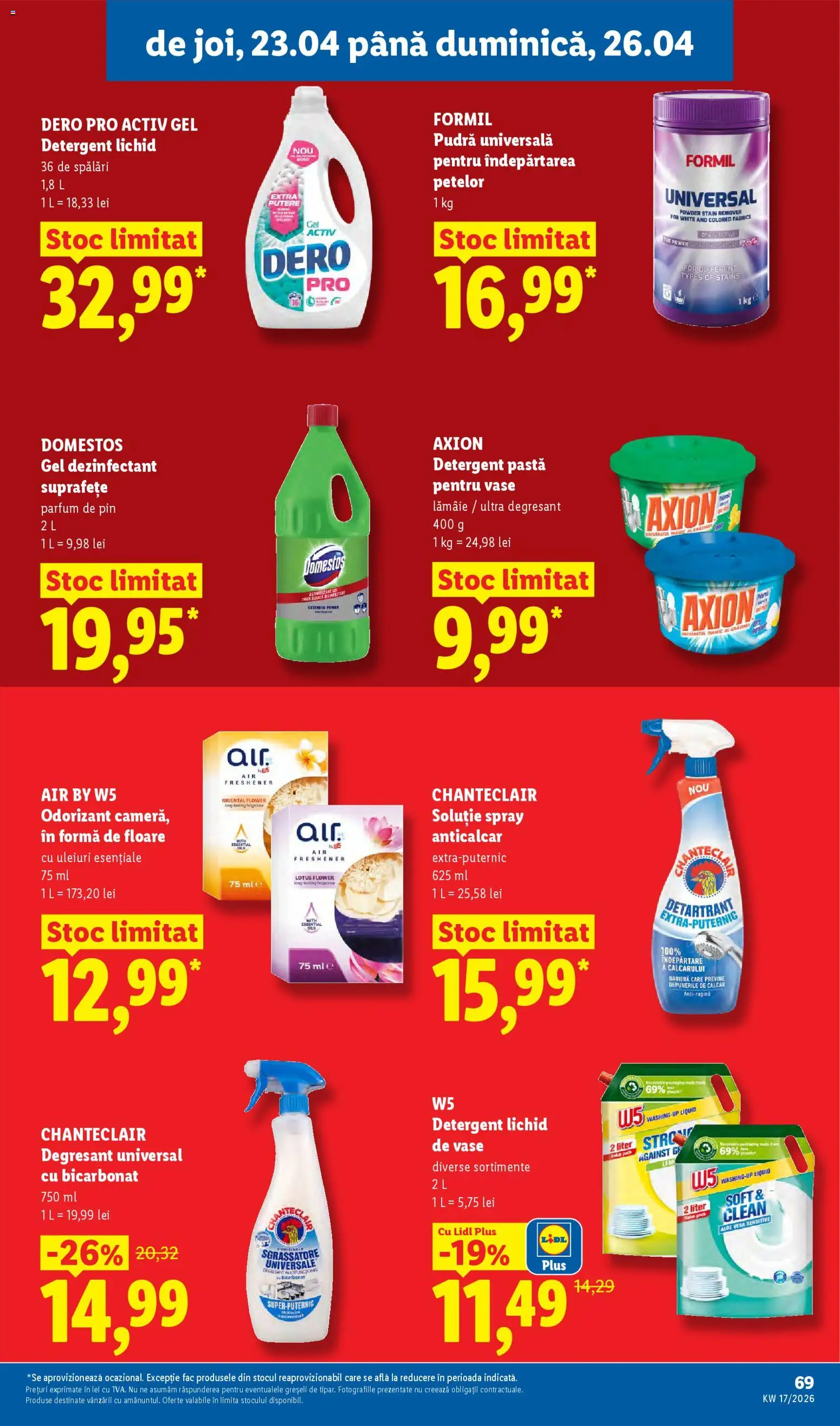 Catalog LIDL 20 - 25 Aprilie 2026 | Pagina 69 | Produse: Pomelo, Pudră, Detergent, Gel dezinfectant