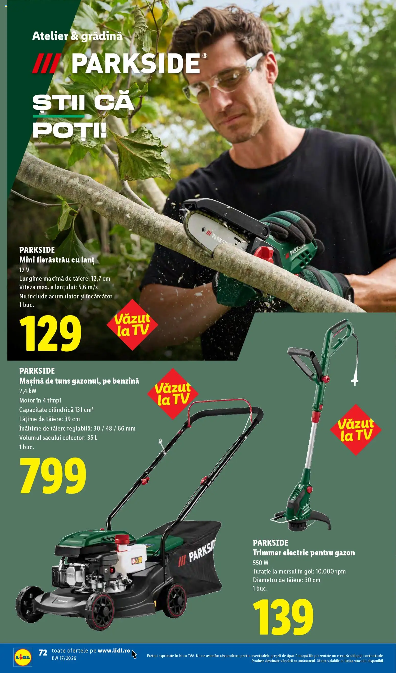 Catalog LIDL 20 - 25 Aprilie 2026 | Pagina 72 | Produse: Trimmer, Încărcător, Mașină de tuns