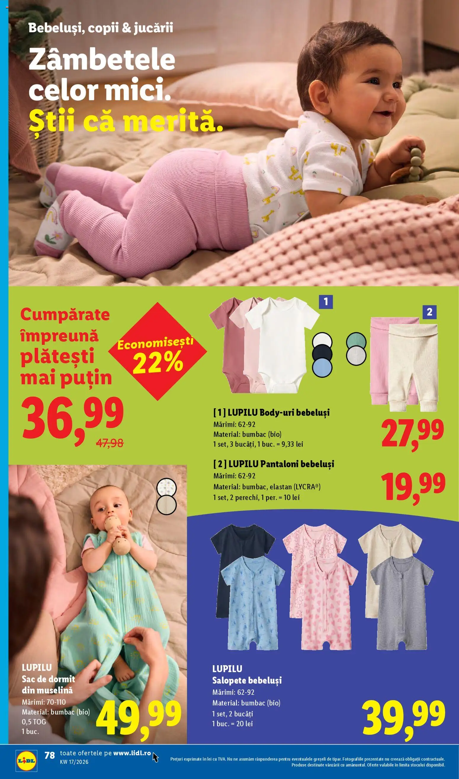 Catalog LIDL 20 - 25 Aprilie 2026 | Pagina 78 | Produse: Şerit ödül, Pantaloni