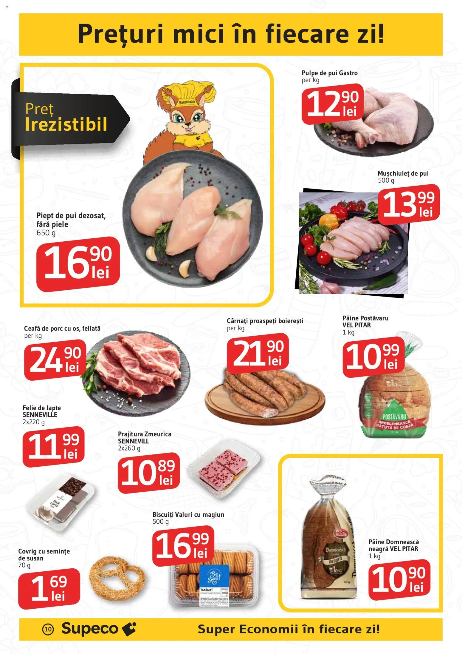 Catalog Supeco 16 - 28 Aprilie 2026 | Pagina 10 | Produse: Hacıyatmaz Kedi Oyuncağı, Prăjitură, Semințe, Cârnați