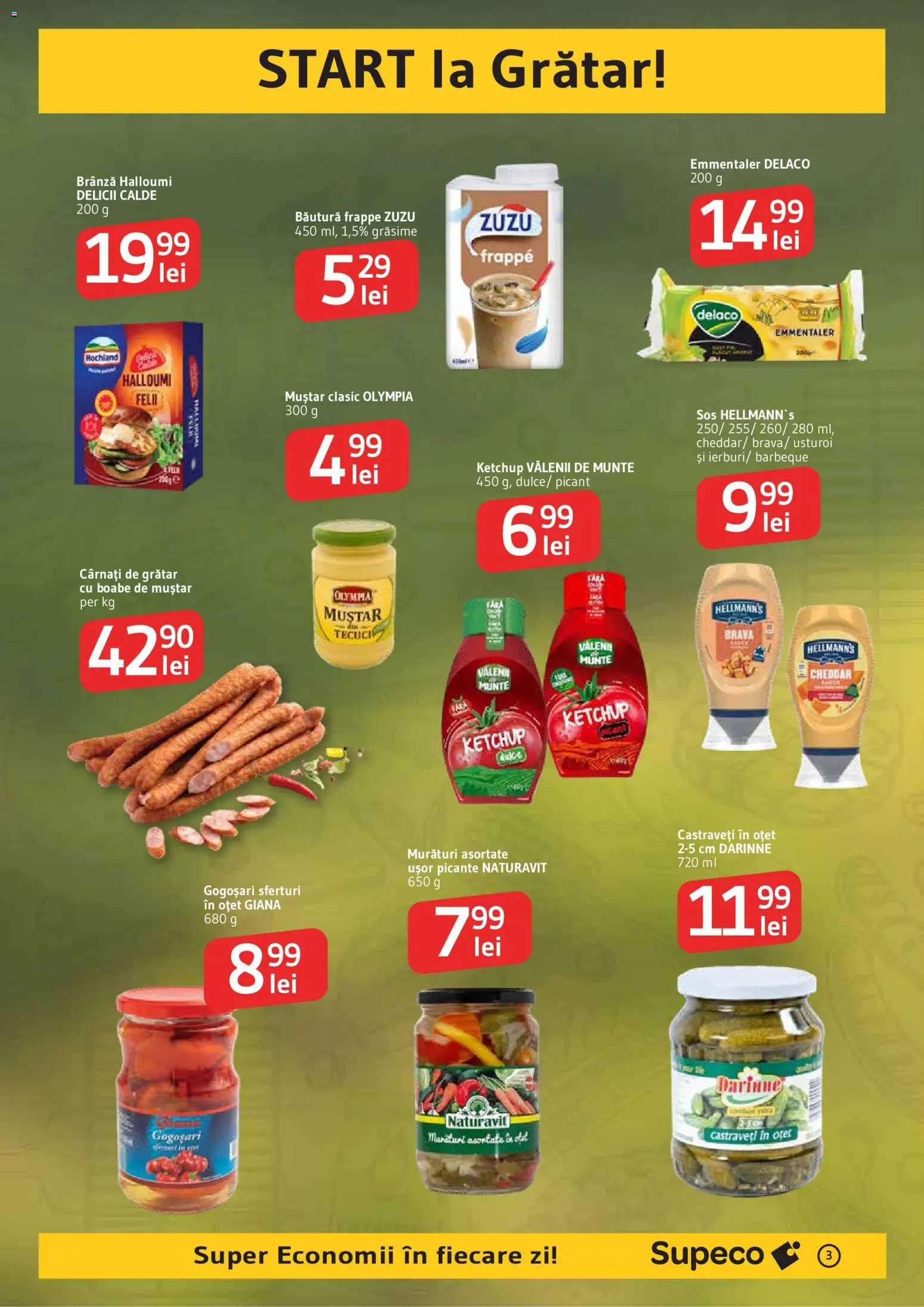 Catalog Supeco 16 - 28 Aprilie 2026 | Pagina 3 | Produse: Light Kedi Konservesi, Brânză, Ketchup, Castraveți