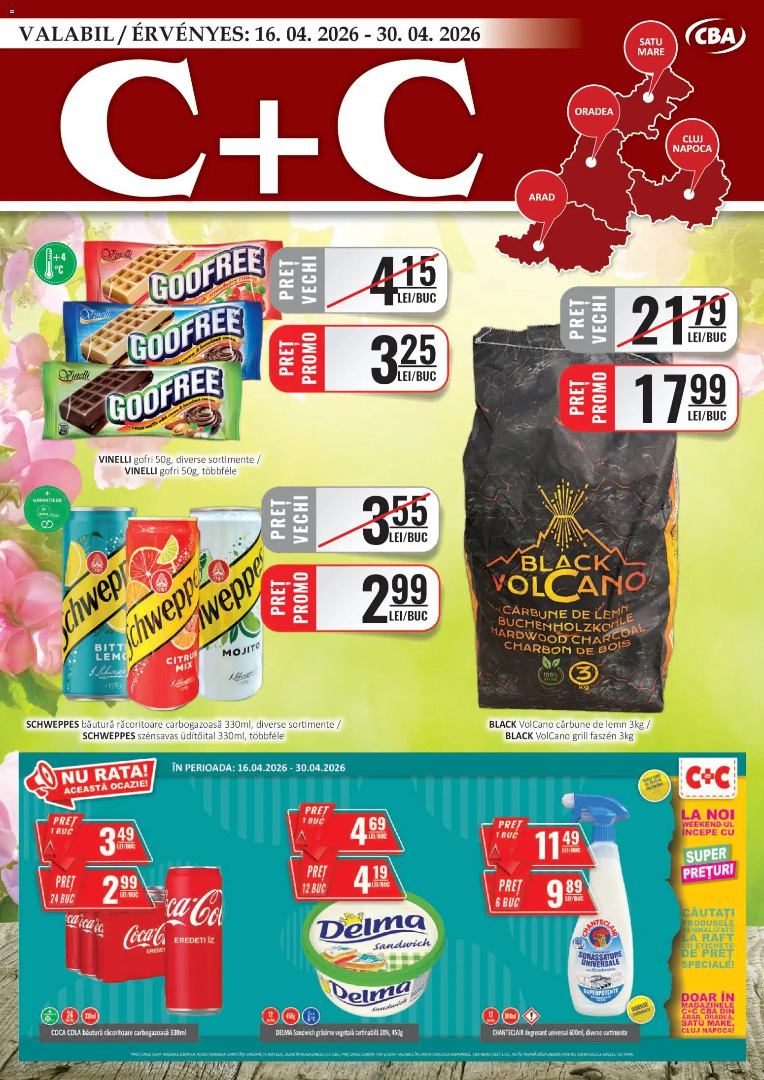 Catalog CBA 16 - 29 Aprilie 2026 | Pagina 1 | Produse: Grill, Raft, Rață, Amerikan servis