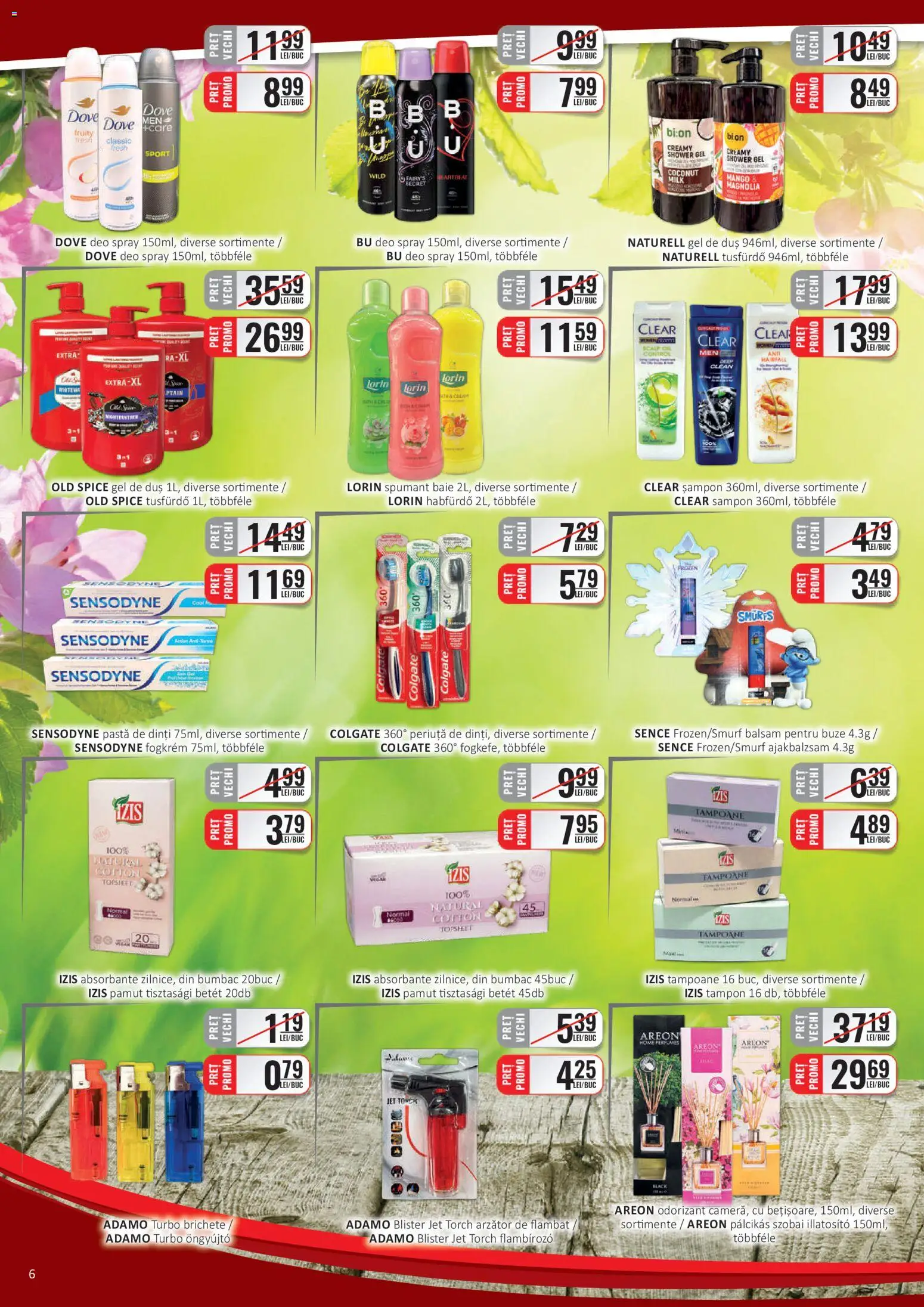 Catalog CBA 16 - 29 Aprilie 2026 | Pagina 6 | Produse: Duș, Balsam, Gel de duș, Tampoane
