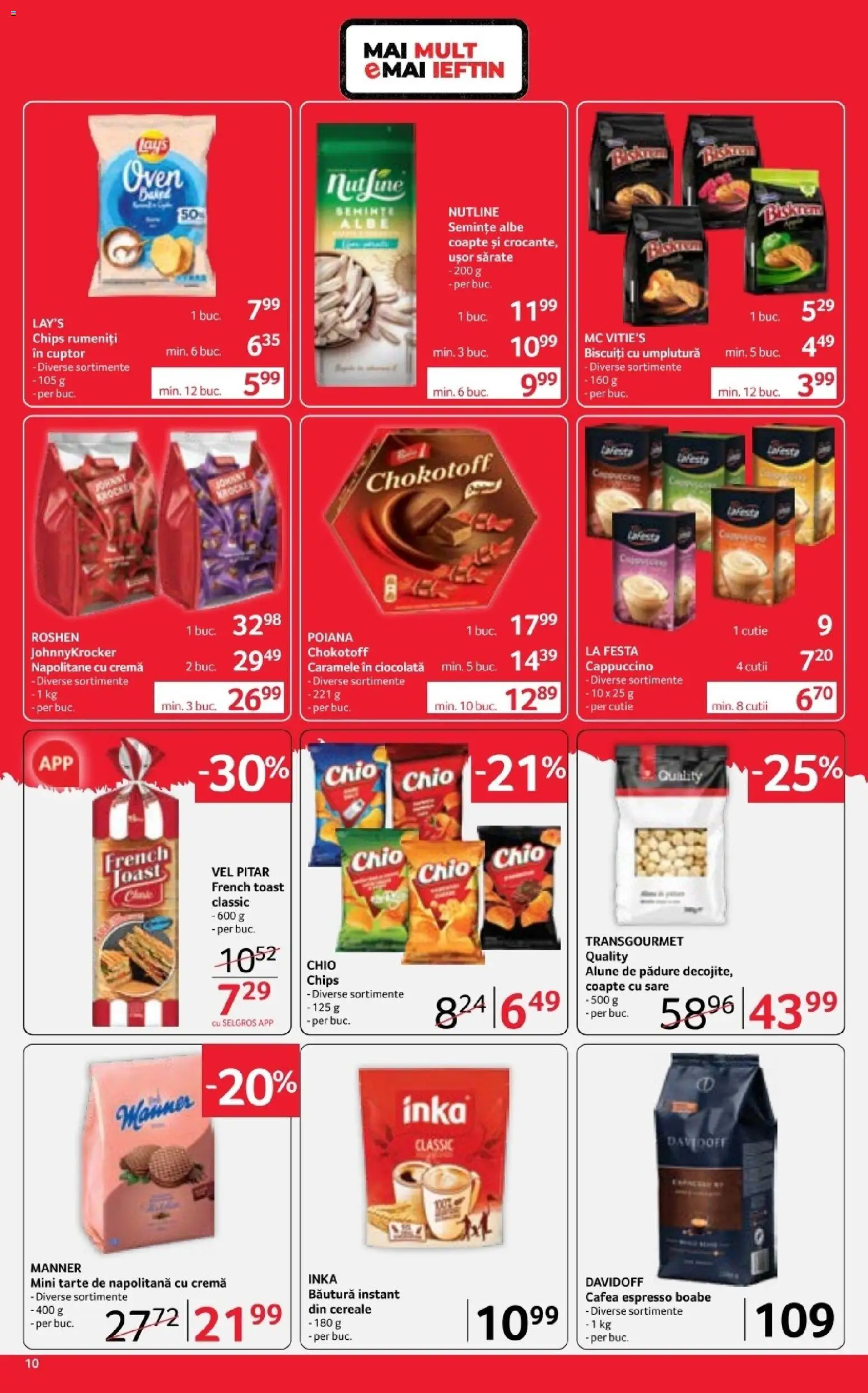 Catalog Selgros 17 - 29 Aprilie 2026 | Pagina 10 | Produse: Semințe, Cremă, Cereale, Caramele