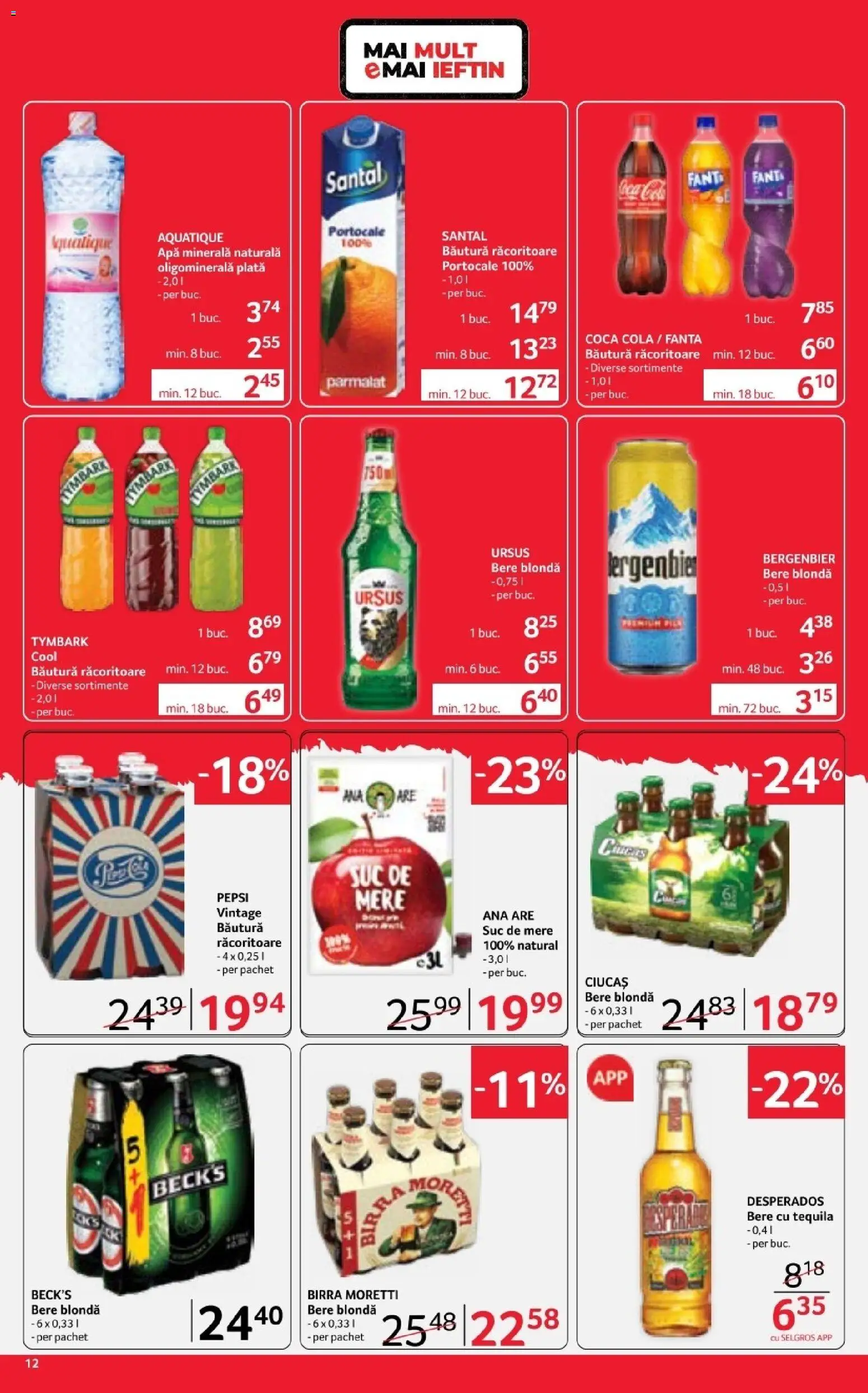 Catalog Selgros 17 - 29 Aprilie 2026 | Pagina 12 | Produse: Yazı tahtası kalemi, Amerikan servis, Bere, Plastik Kulübe
