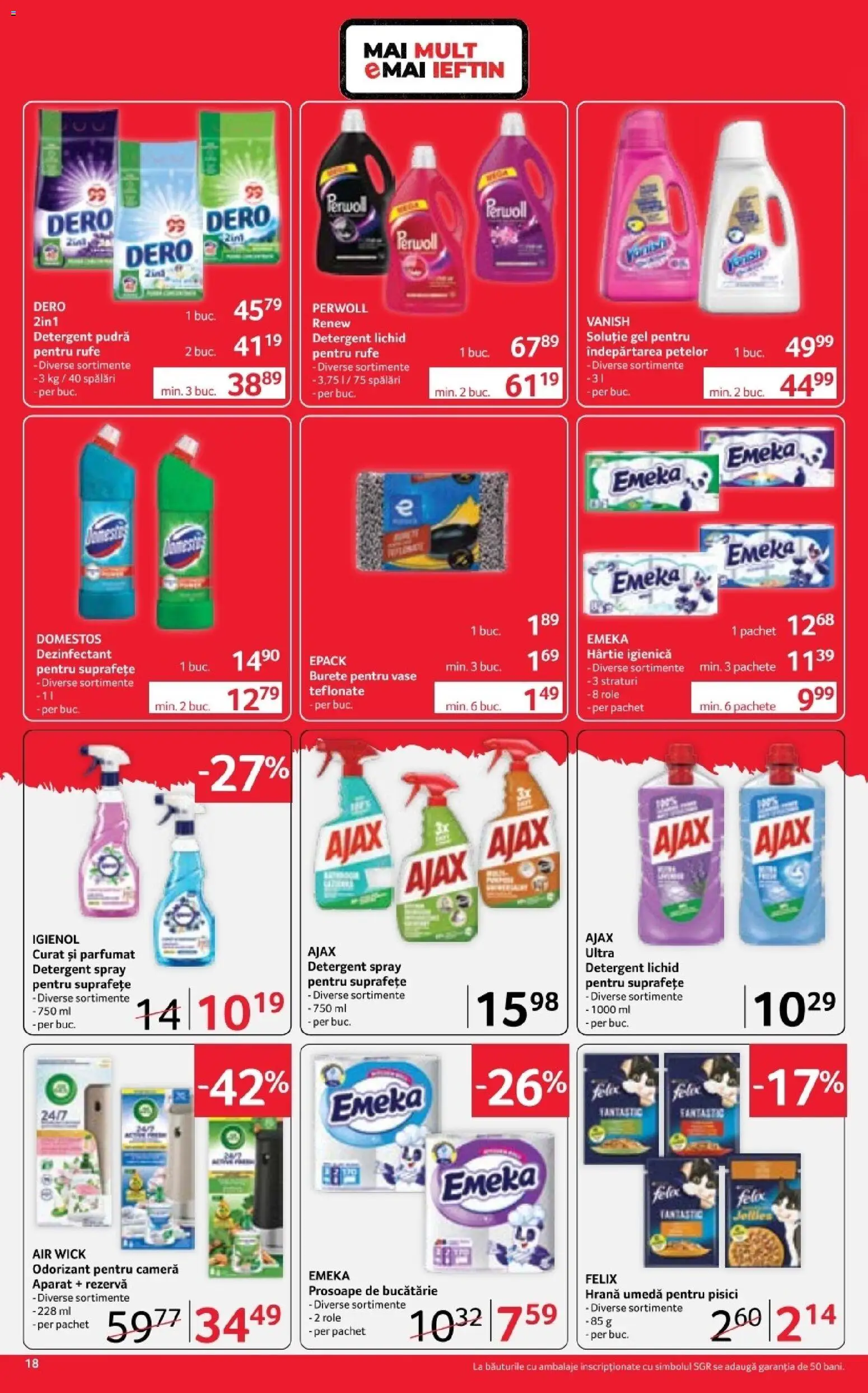 Catalog Selgros 17 - 29 Aprilie 2026 | Pagina 18 | Produse: Prosoape de bucătărie, Bucătărie, Role, Detergent