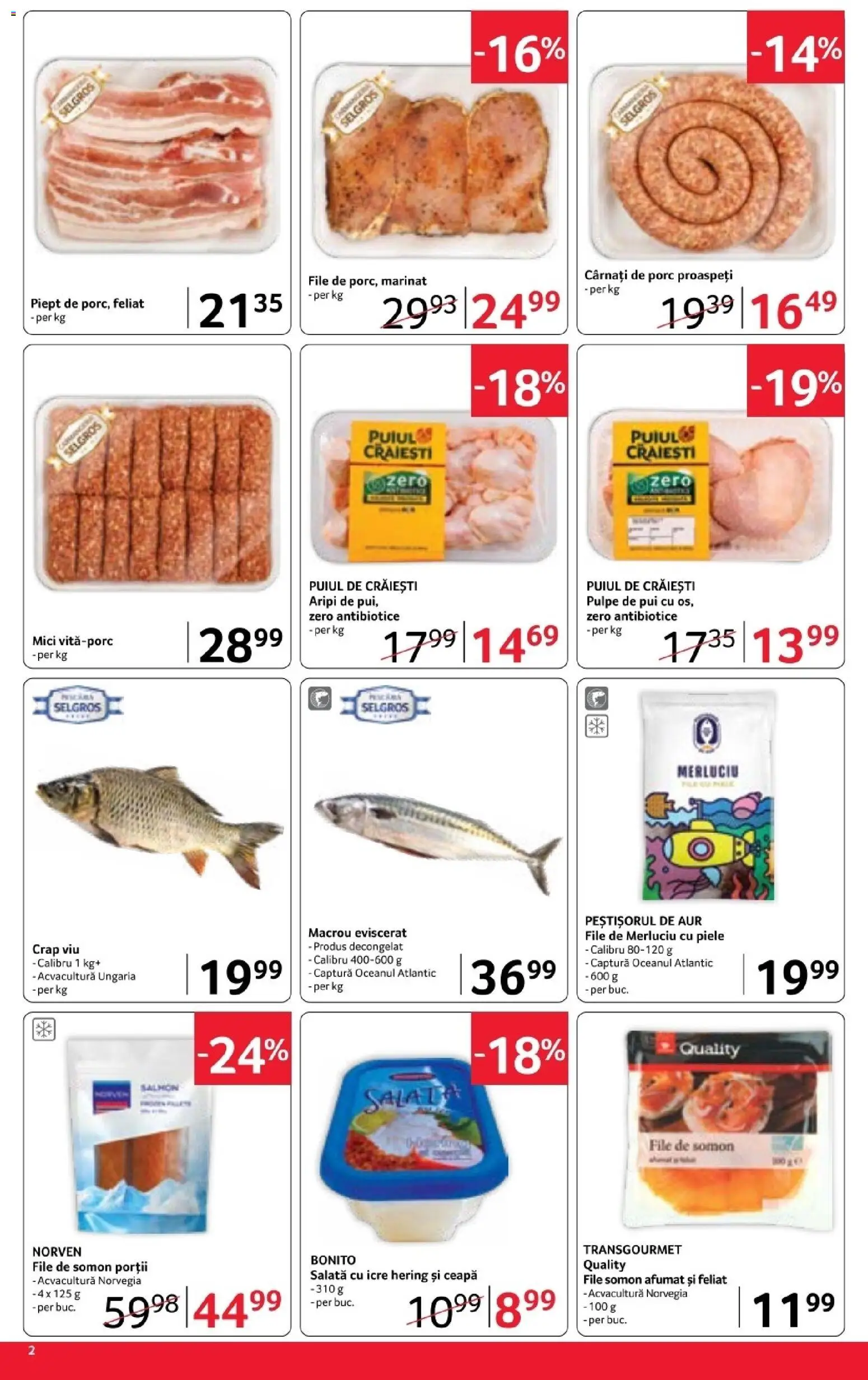 Catalog Selgros 17 - 29 Aprilie 2026 | Pagina 2 | Produse: Mici, Salată, Ceapă, Cârnați