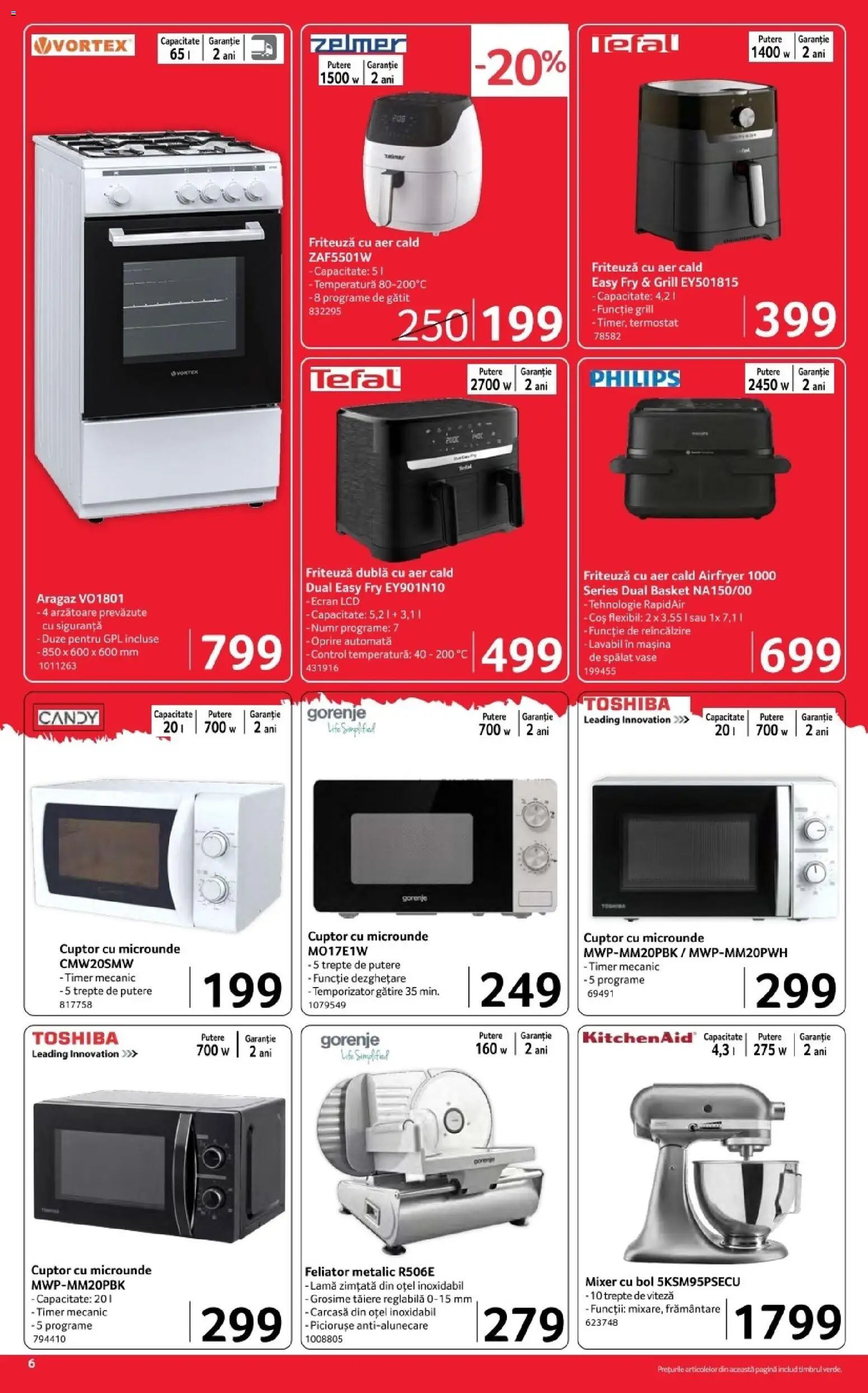 Catalog Selgros 17 - 29 Aprilie 2026 | Pagina 6 | Produse: Carcasă, Cuptor Cu Microunde, Mixer, Coș