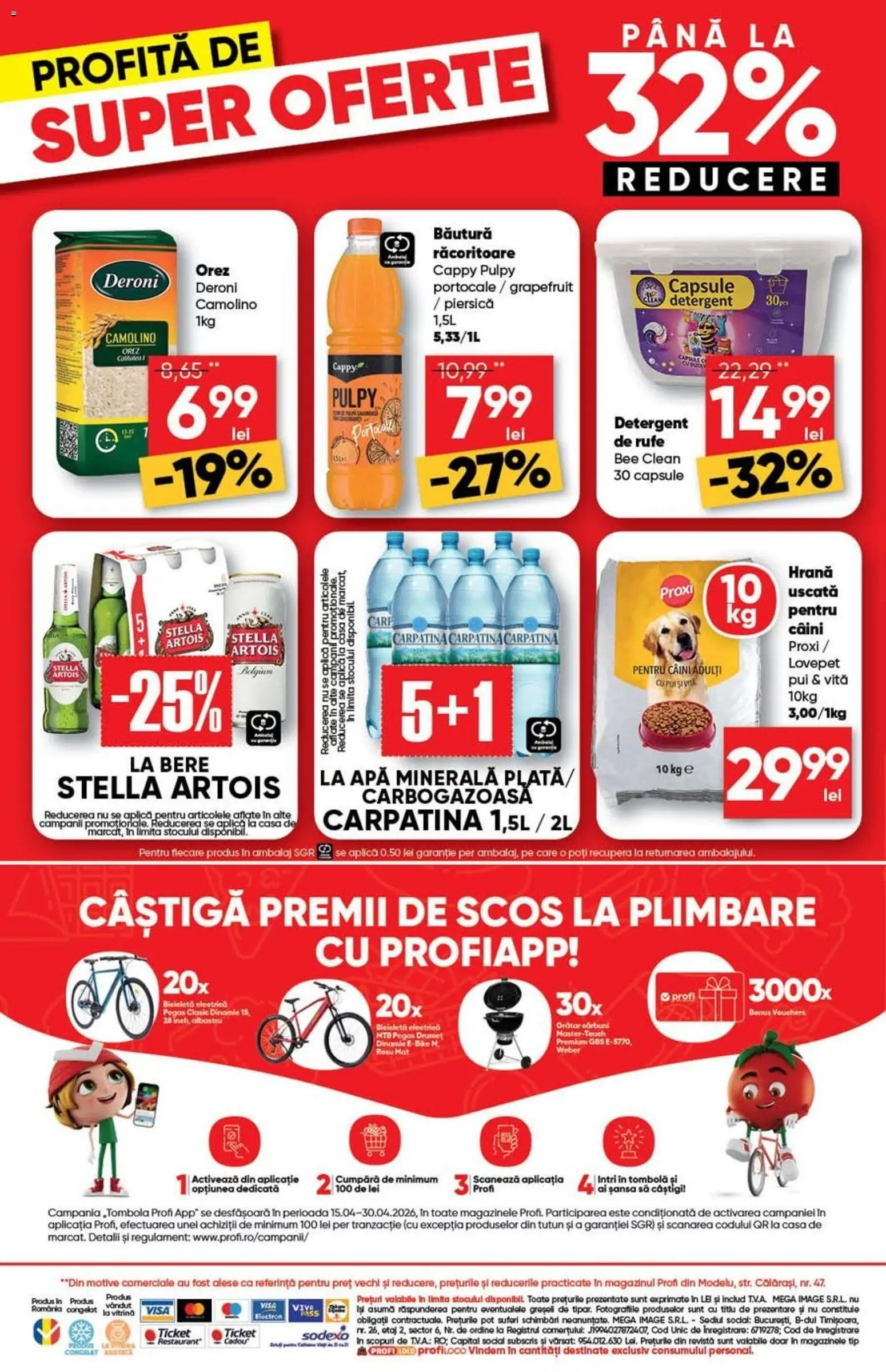 Catalog Profi 15 - 27 Aprilie 2026 | Pagina 12 | Produse: Pomelo, Yazı tahtası kalemi, Hacıyatmaz Kedi Oyuncağı, Detergent