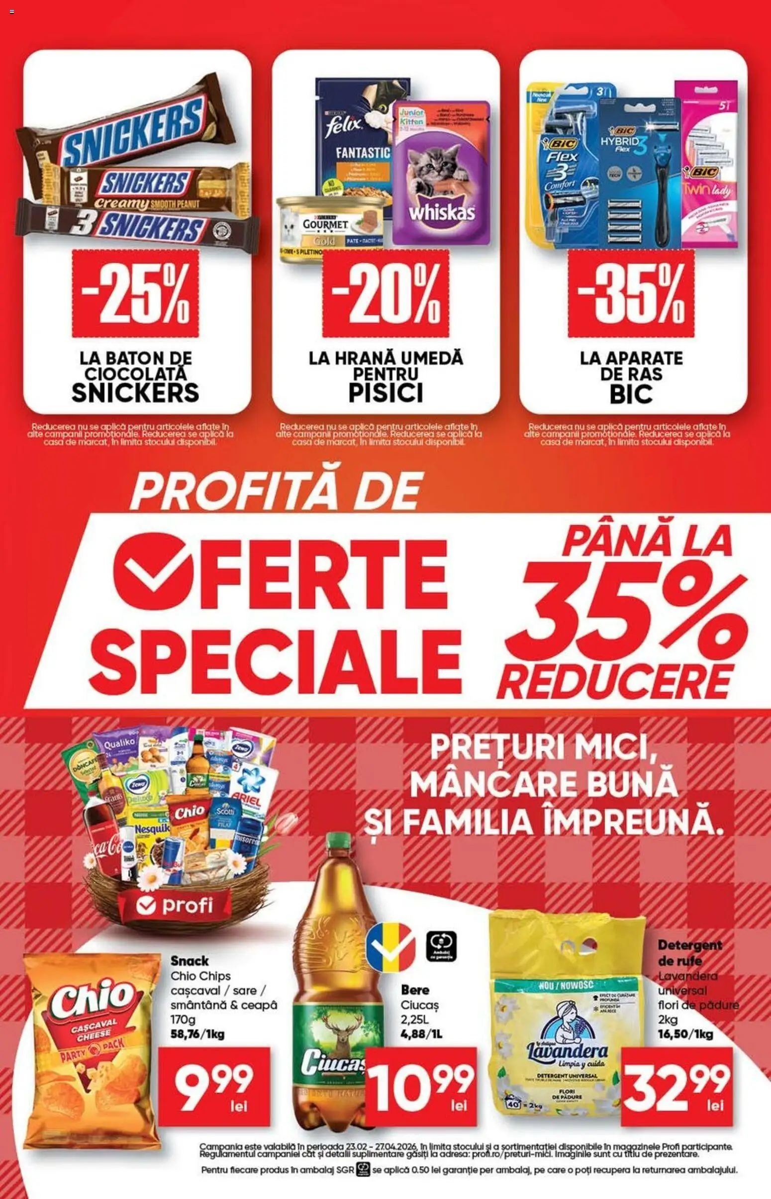 Catalog Profi 15 - 27 Aprilie 2026 | Pagina 3 | Produse: Mici, Ciocolată, Ceapă, Sare