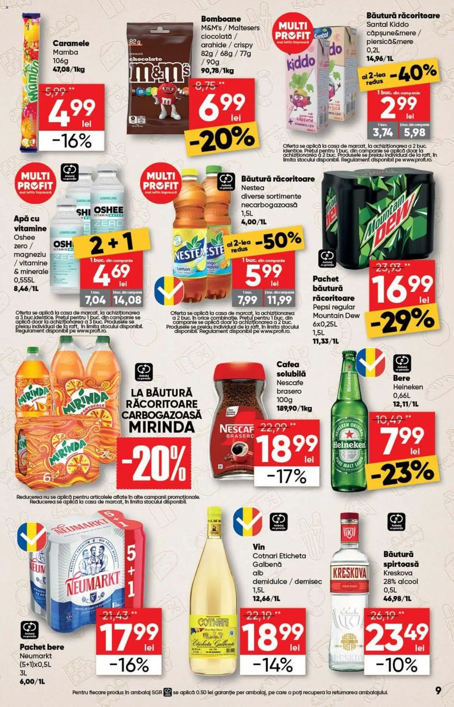 Catalog Profi 15 - 27 Aprilie 2026 | Pagina 9 | Produse: Lime, Arahide, Ciocolată, Apă