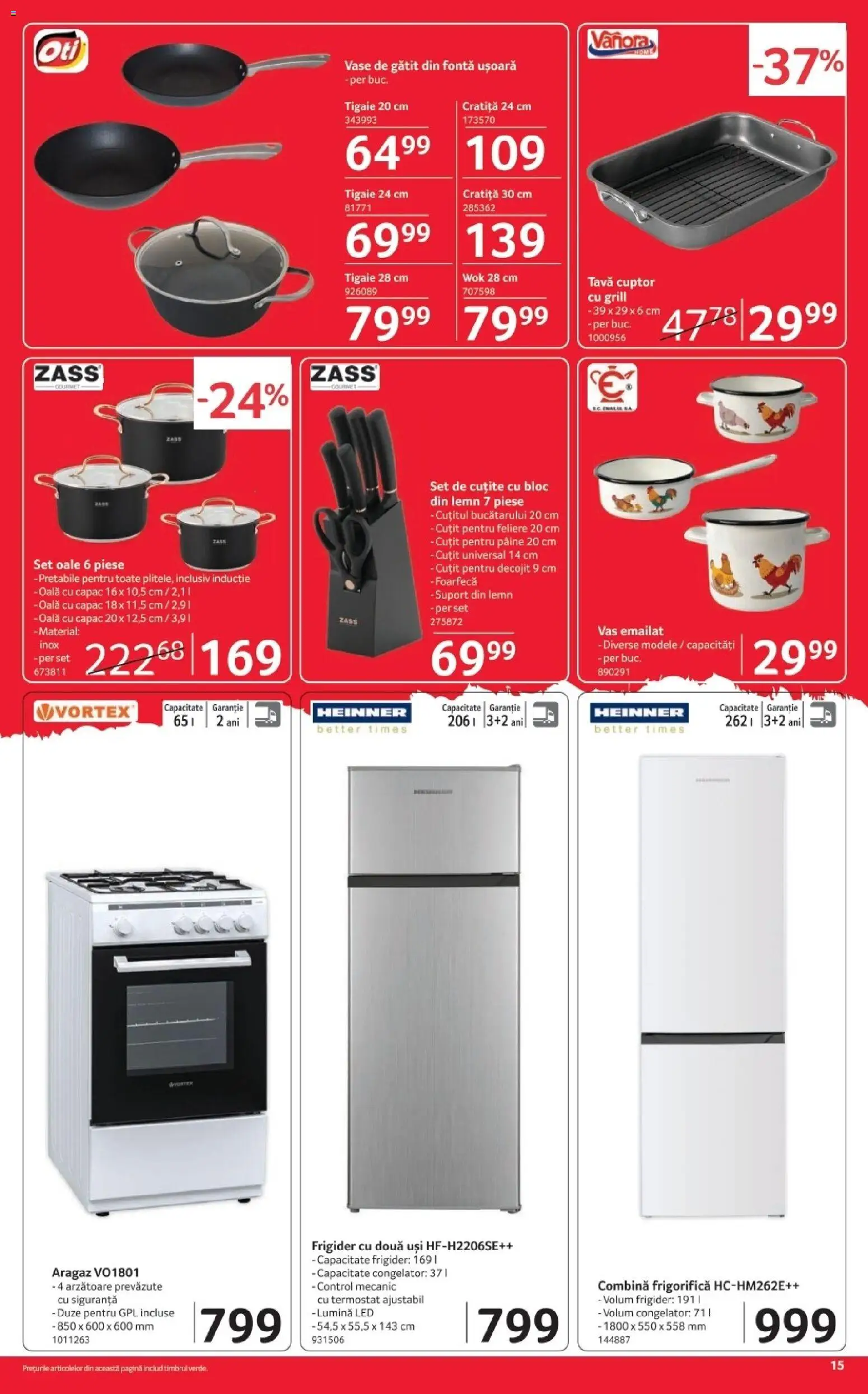 Catalog Selgros 17 - 29 Aprilie 2026 | Pagina 15 | Produse: Cuptor, Set oale, Babak, Pâine