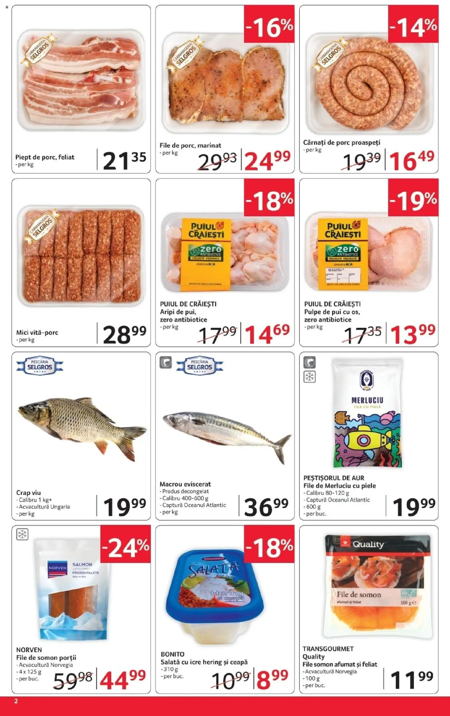 Catalog Selgros 17 - 29 Aprilie 2026 | Pagina 2 | Produse: Hacıyatmaz Kedi Oyuncağı, Salată cu icre, Salată, Ceapă