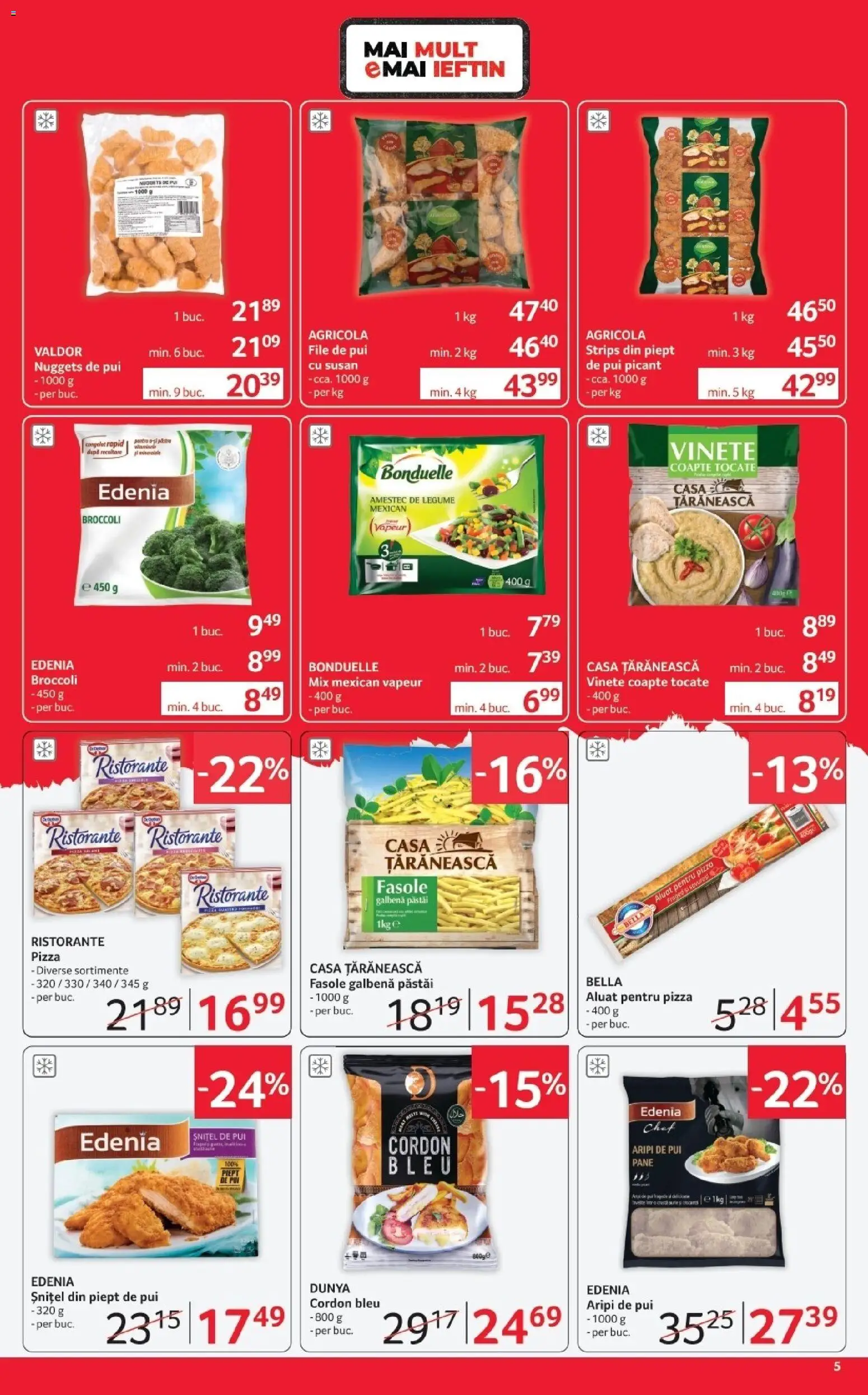 Catalog Selgros 17 - 29 Aprilie 2026 | Pagina 5 | Produse: Hacıyatmaz Kedi Oyuncağı, Cordon bleu, Pizza, Legume