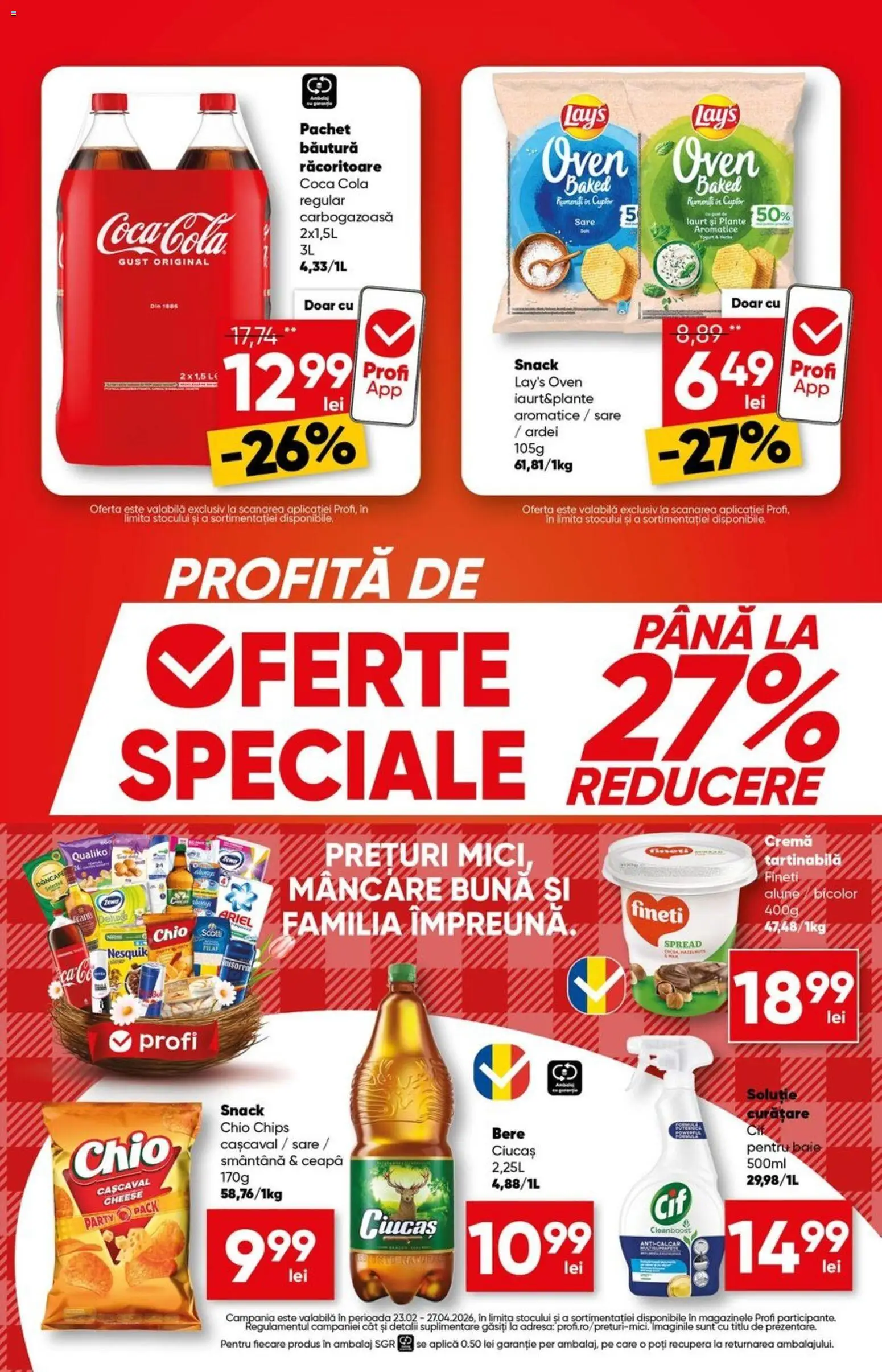 Catalog Profi 15 - 27 Aprilie 2026 | Pagina 3 | Produse: Cașcaval, Bere, Smântână, Ceapă