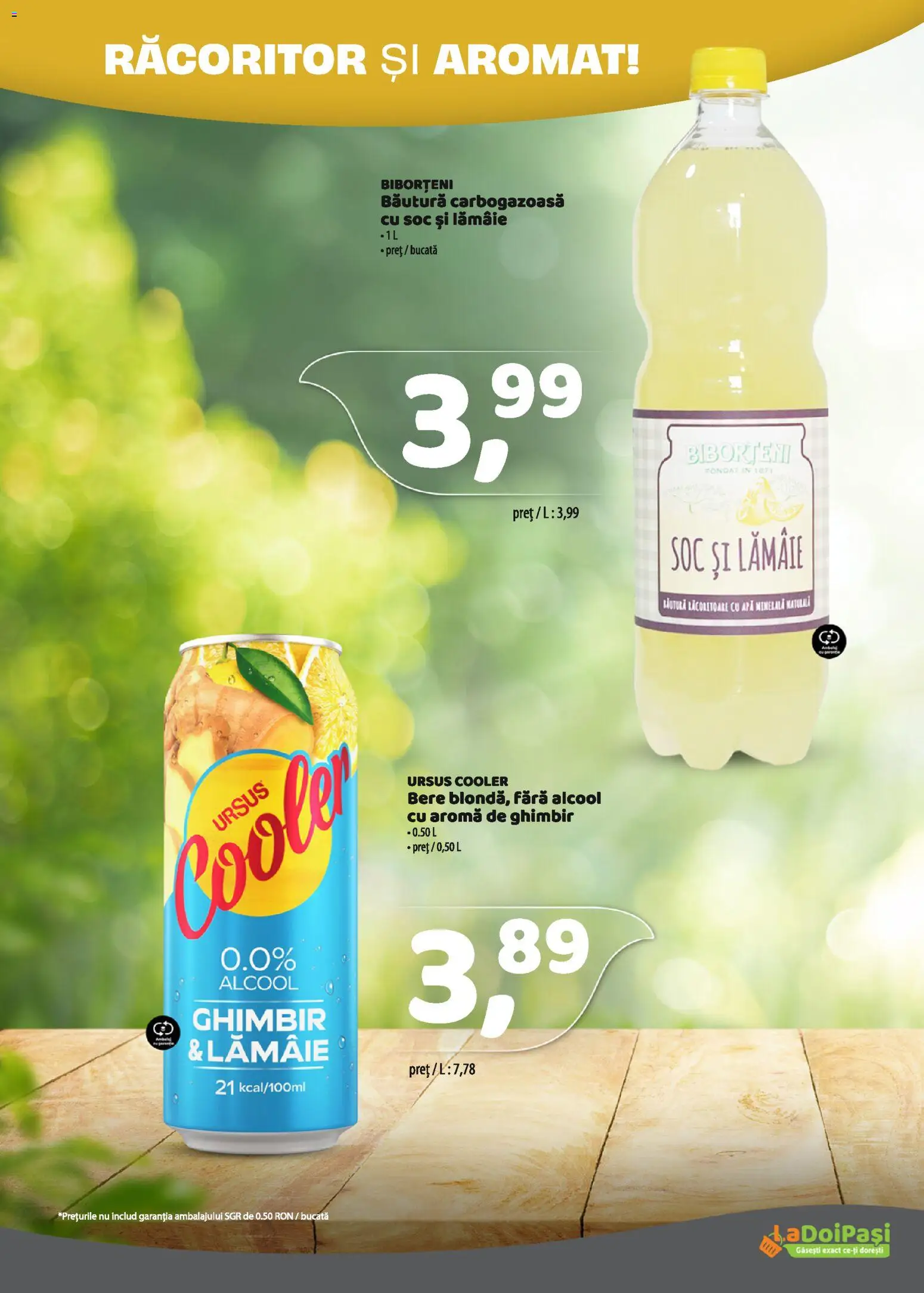 Catalog La Doi Pași 16 - 29 Aprilie 2026 | Pagina 7 | Produse: Bere, Apă, Lămâie