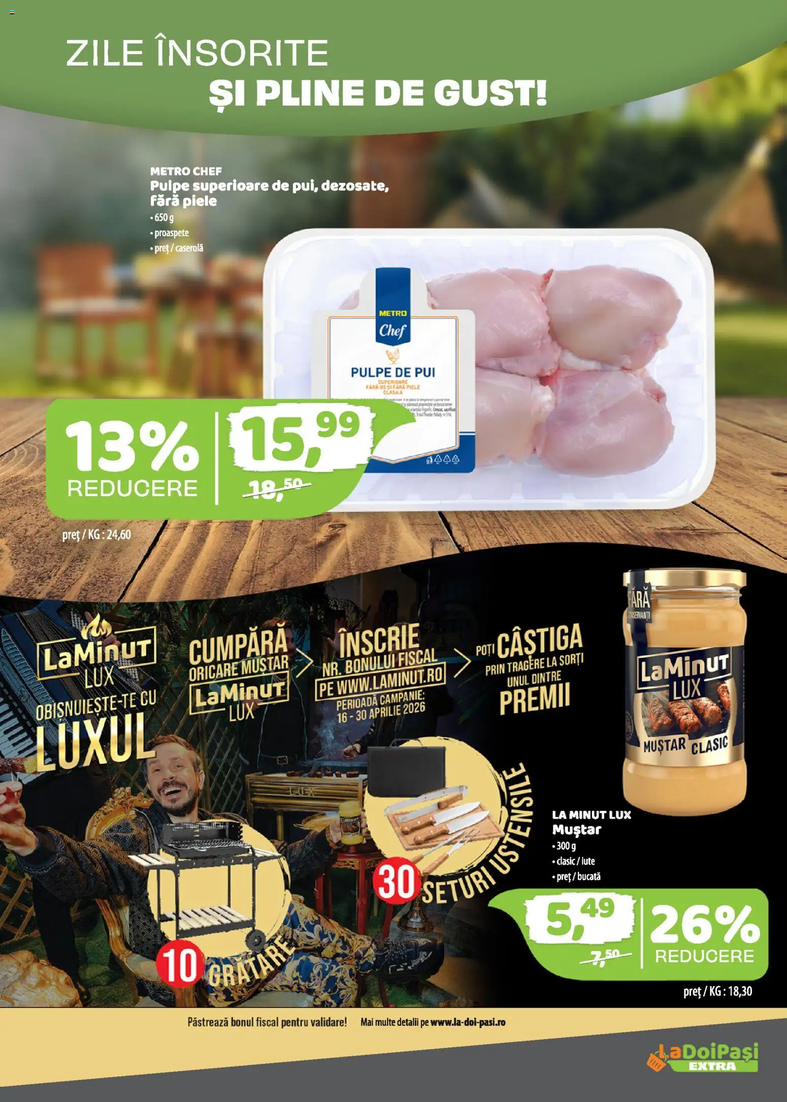 Catalog La Doi Pași 16 - 29 Aprilie 2026 | Pagina 2 | Produse: Hacıyatmaz Kedi Oyuncağı, Muștar