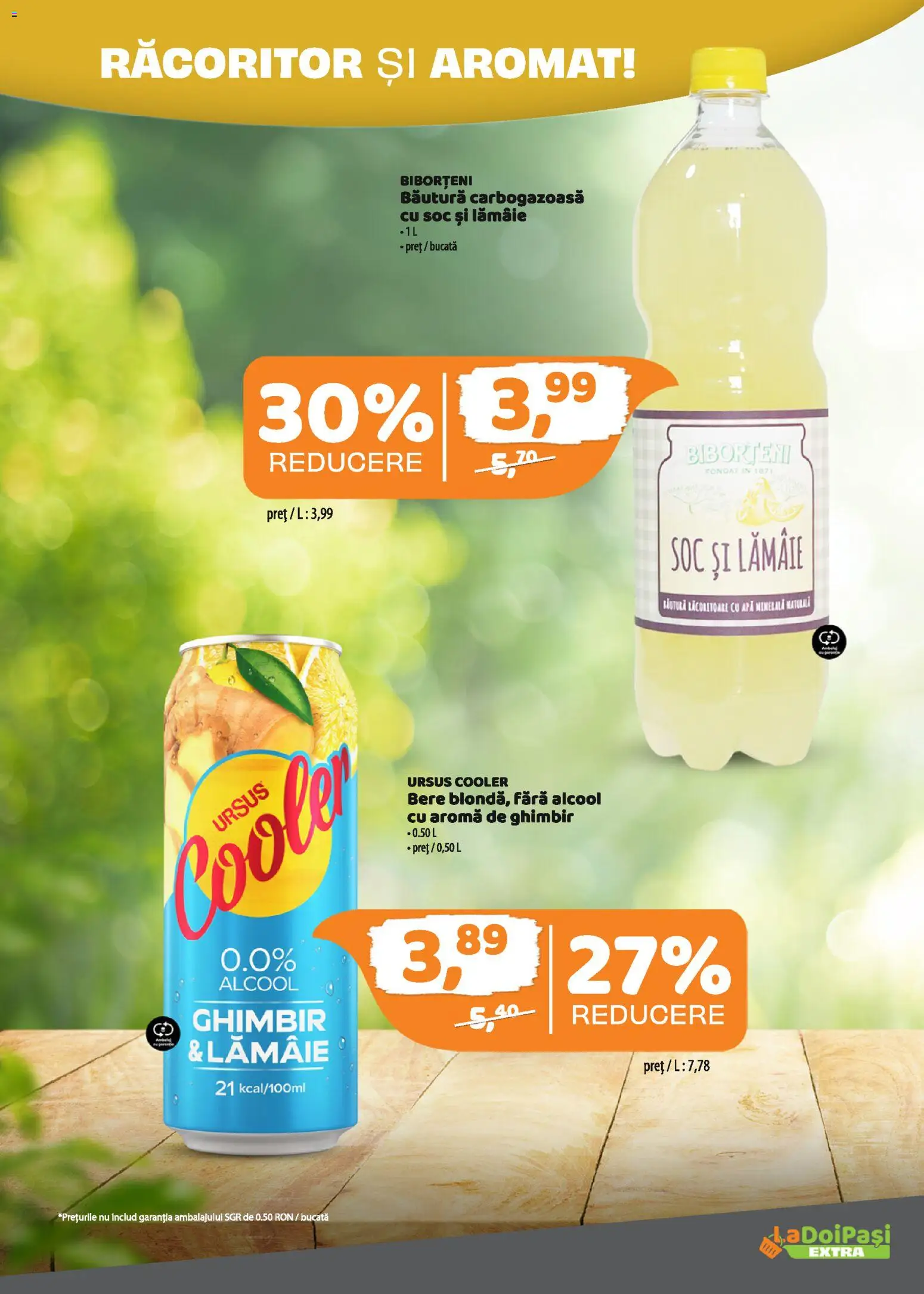 Catalog La Doi Pași 16 - 29 Aprilie 2026 | Pagina 8 | Produse: Bere, Apă, Lămâie