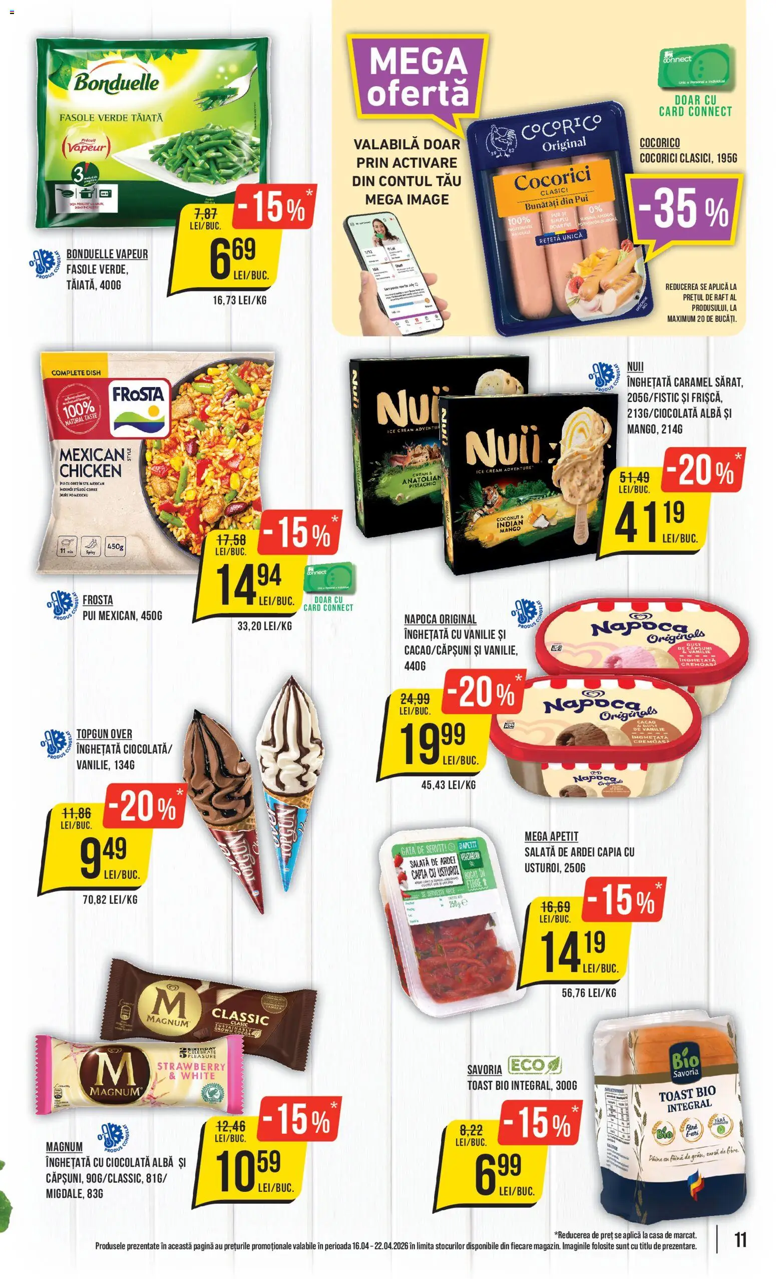 Catalog Mega Image 16 - 21 Aprilie 2026 | Pagina 11 | Produse: Ardei, Ciocolată, Făină, Cacao