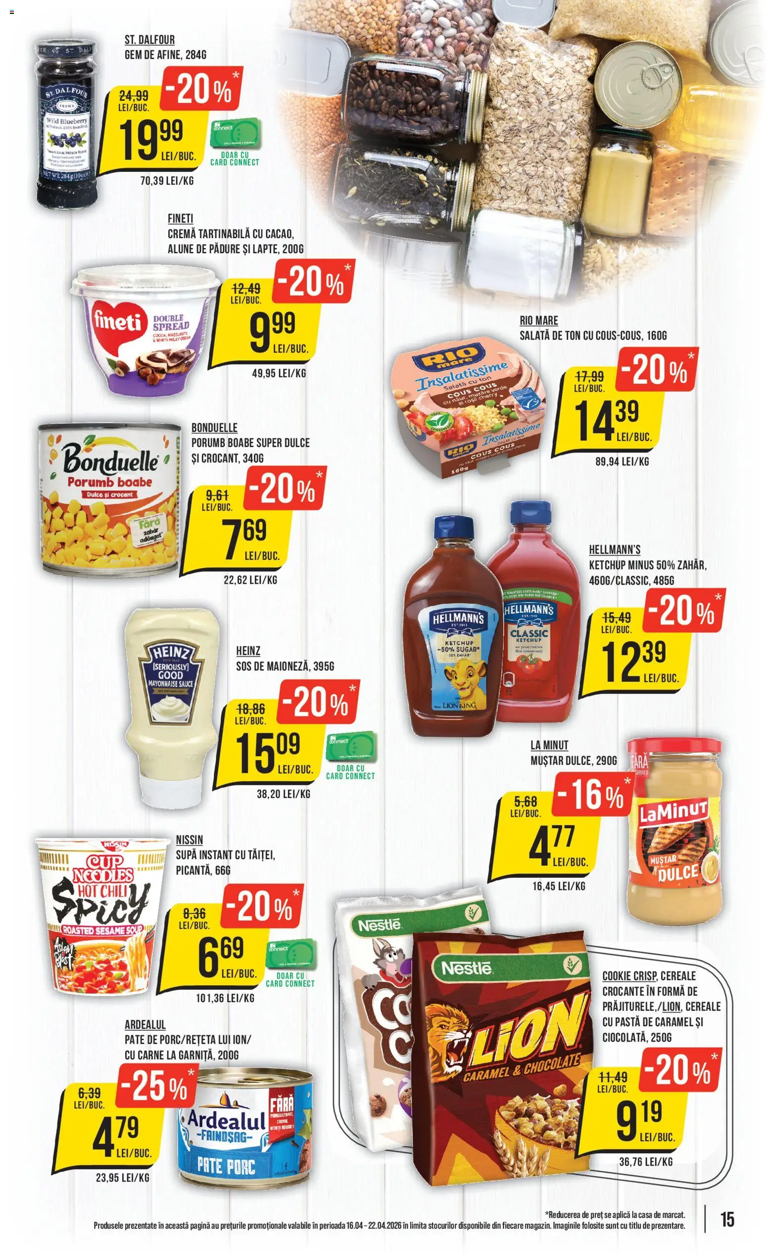 Catalog Mega Image 16 - 21 Aprilie 2026 | Pagina 15 | Produse: Pate, Salată, Sos, Zahăr