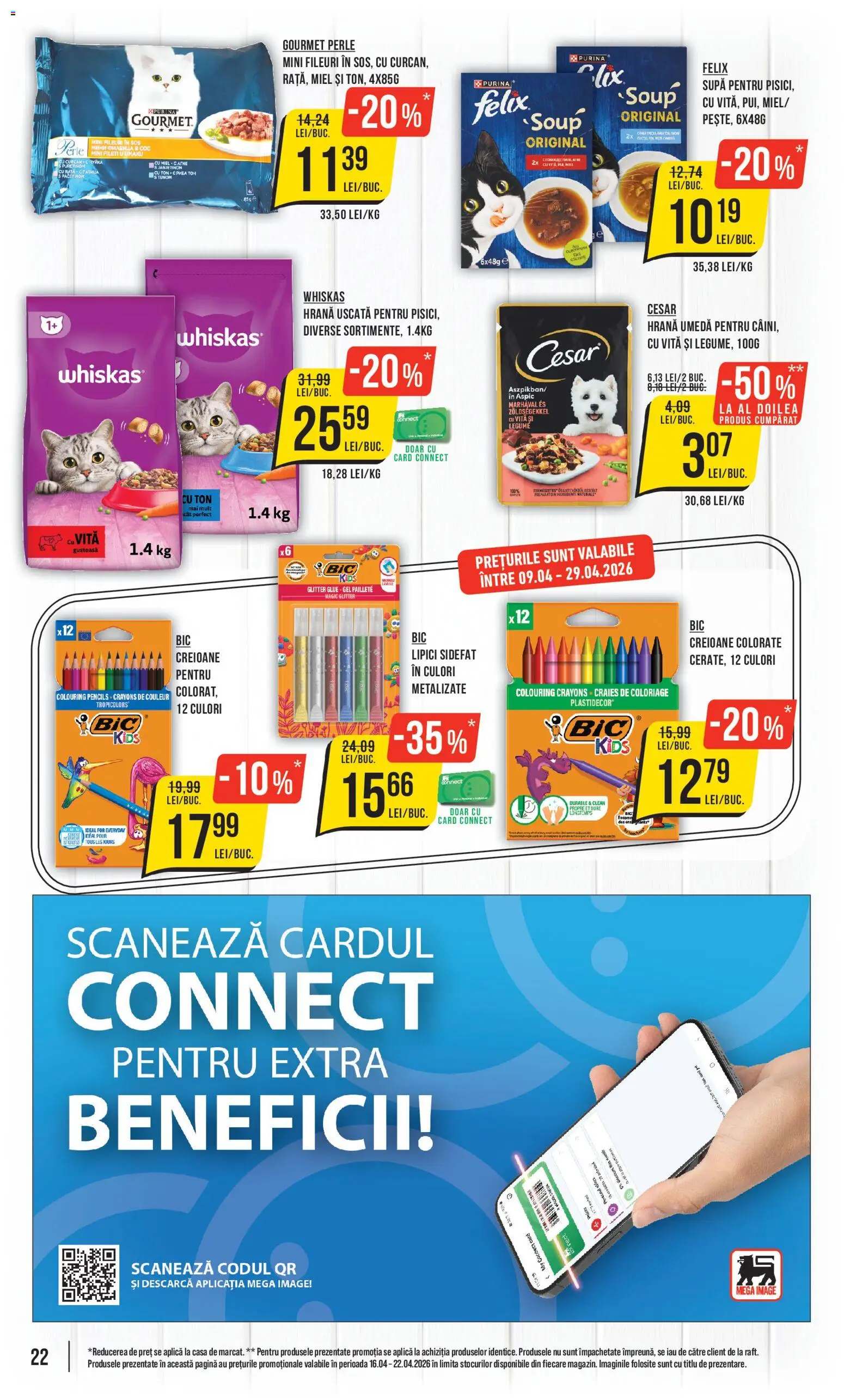 Catalog Mega Image 16 - 21 Aprilie 2026 | Pagina 22 | Produse: Pomelo, Akrilik boya, Legume, Sos