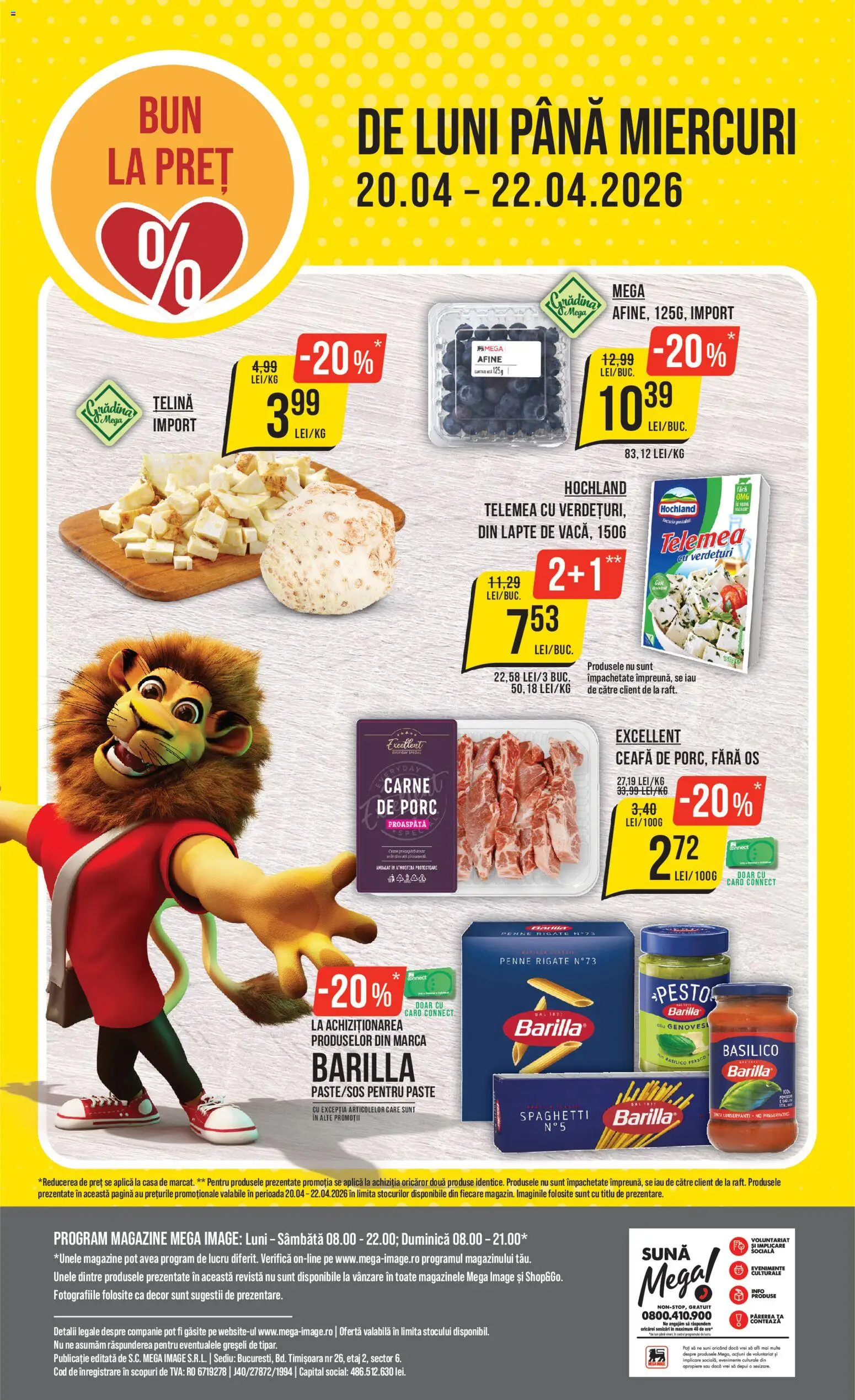 Catalog Mega Image 16 - 21 Aprilie 2026 | Pagina 24 | Produse: Afine, Țelină, Lapte, Paste