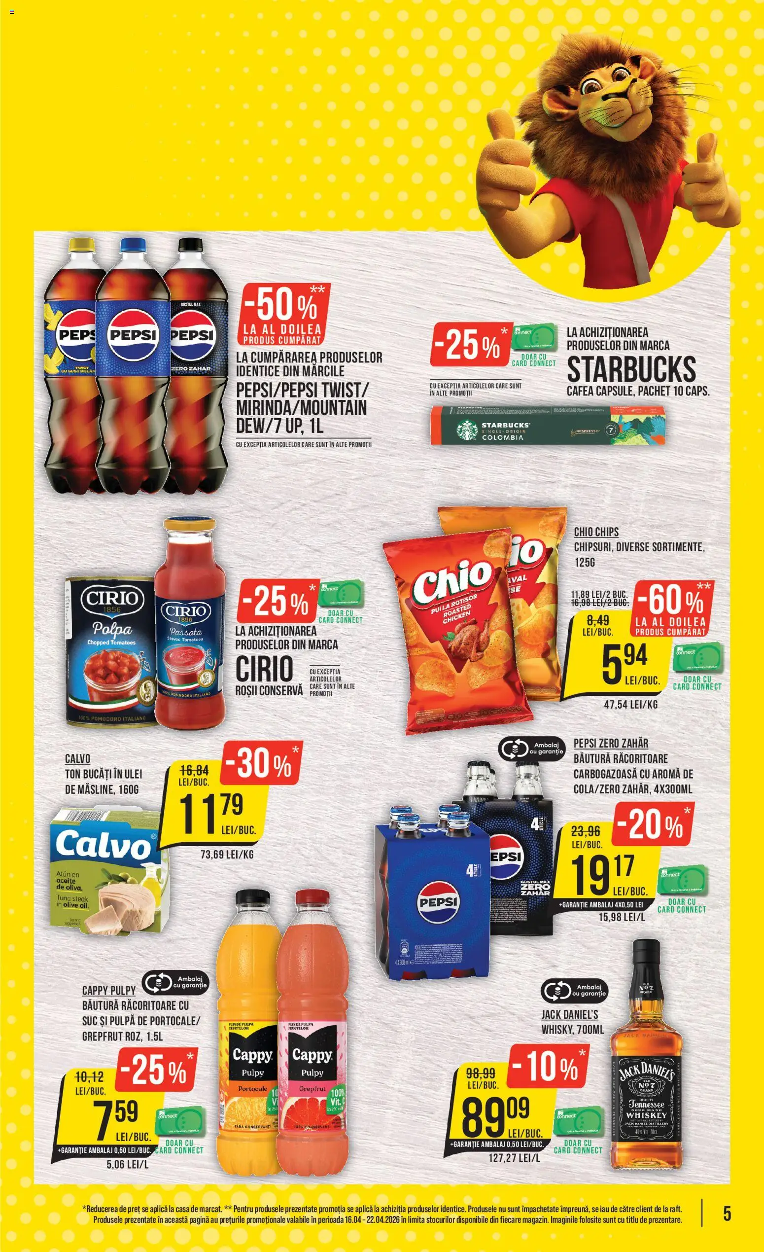 Catalog Mega Image 16 - 21 Aprilie 2026 | Pagina 5 | Produse: Hacıyatmaz Kedi Oyuncağı, Ulei, Grepfrut, Zahăr