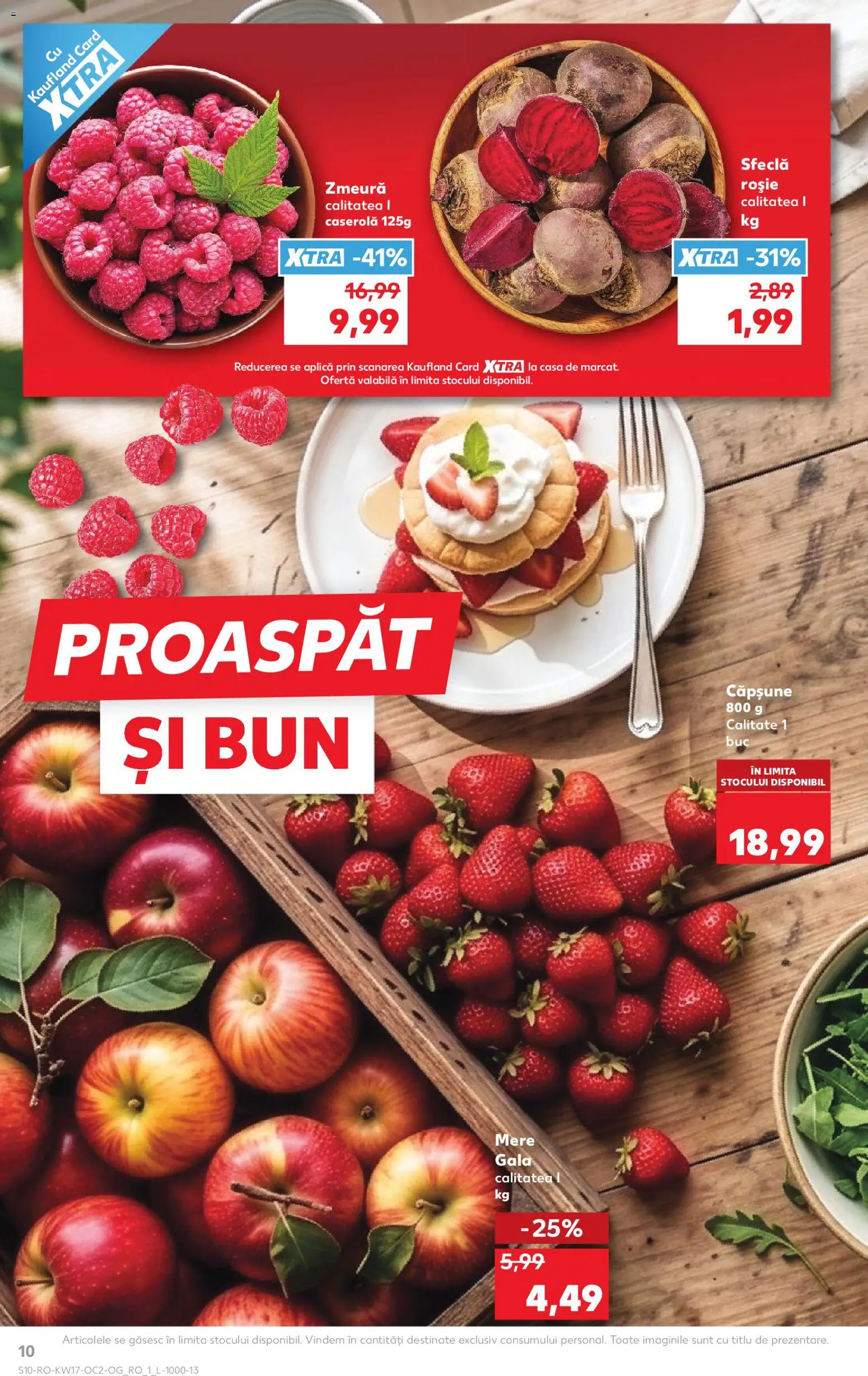 Catalog Kaufland 22 - 27 Aprilie 2026 | Pagina 10 | Produse: Zmeură, Mere, Sfeclă