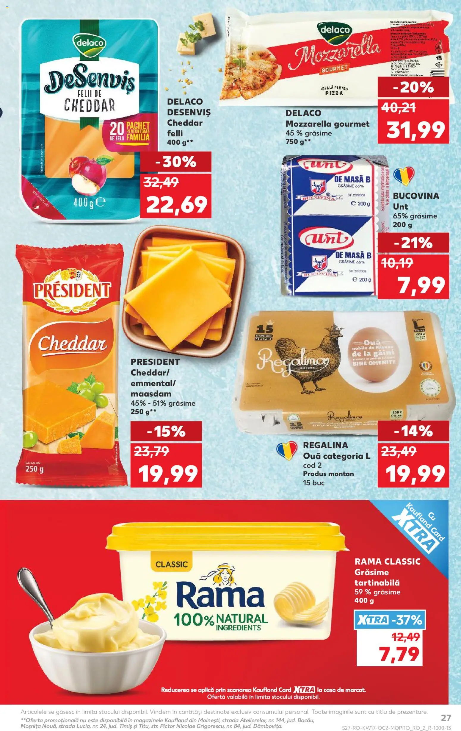 Catalog Kaufland 22 - 27 Aprilie 2026 | Pagina 27 | Produse: Light Kedi Konservesi, Unt, Ouă, Pizza