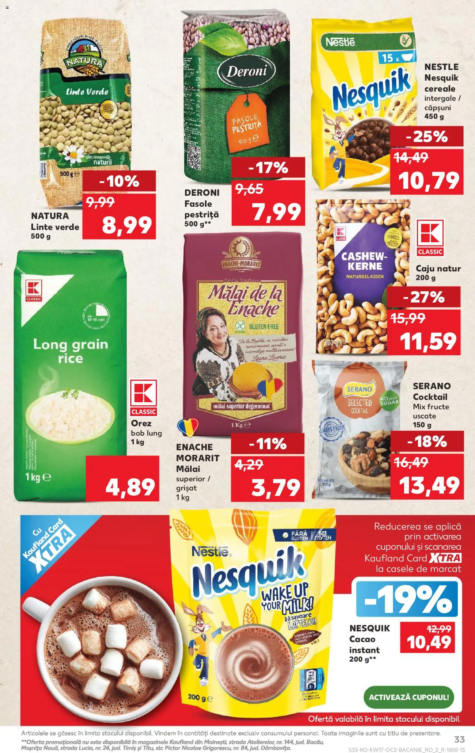 Catalog Kaufland 22 - 27 Aprilie 2026 | Pagina 33 | Produse: Cocktail, Caju, Cacao, Fructe
