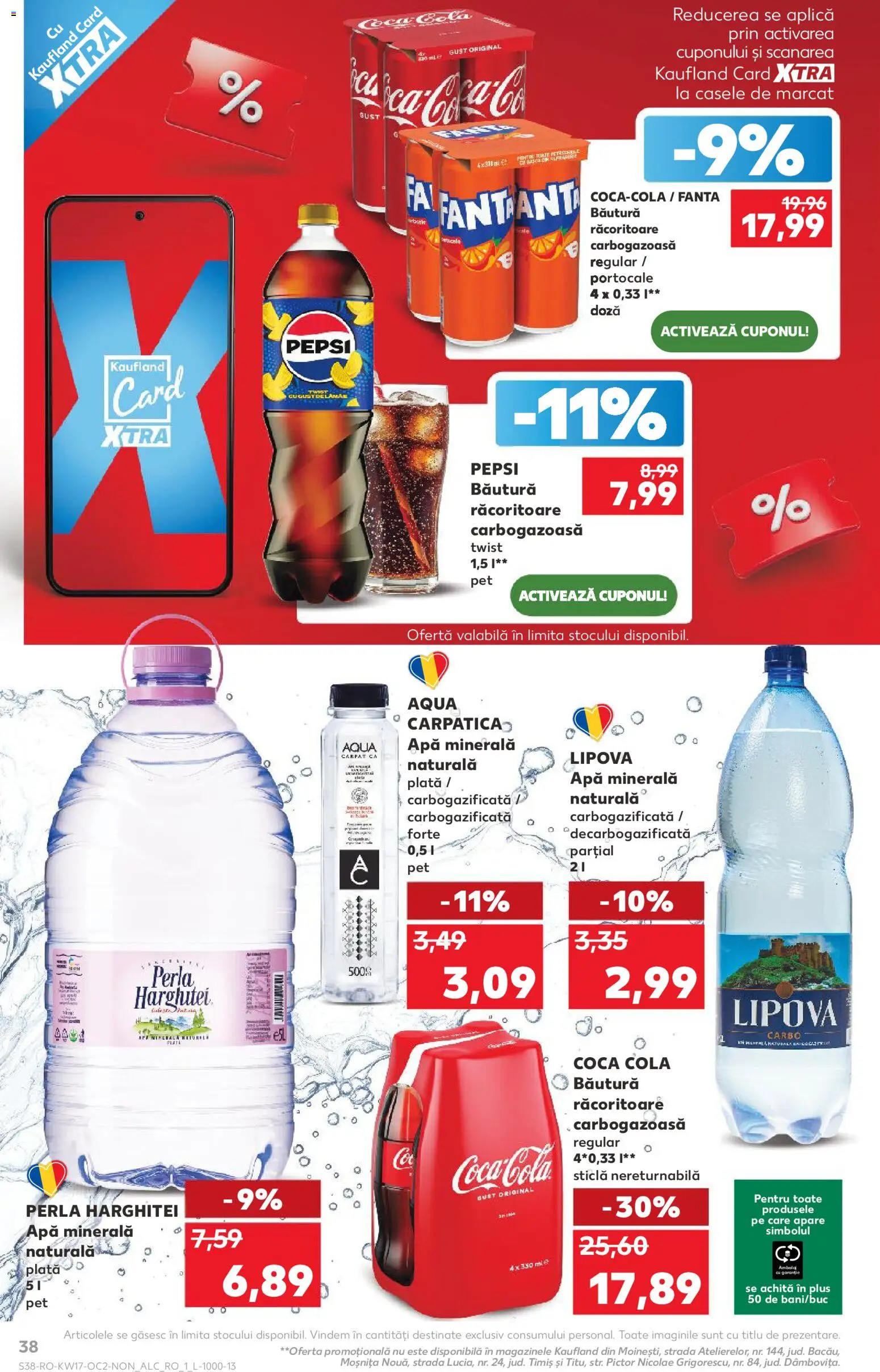 Catalog Kaufland 22 - 27 Aprilie 2026 | Pagina 38 | Produse: Yazı tahtası kalemi, Amerikan servis, Portocale, Apă