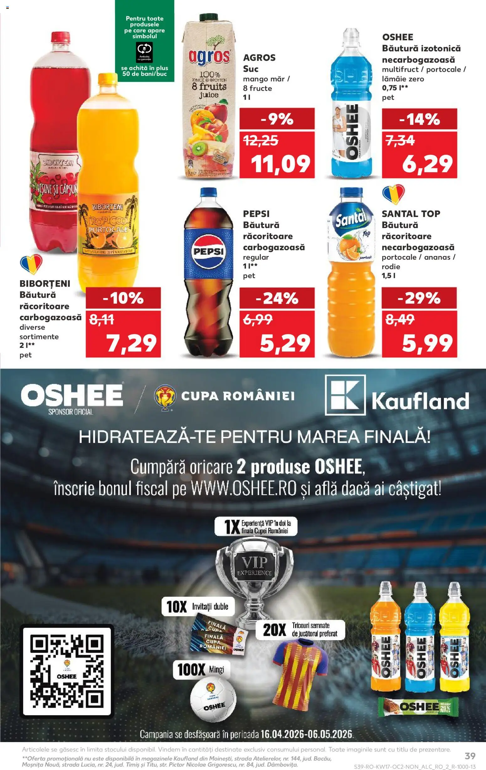 Catalog Kaufland 22 - 27 Aprilie 2026 | Pagina 39 | Produse: Top, Suc, Portocale, Lămâie