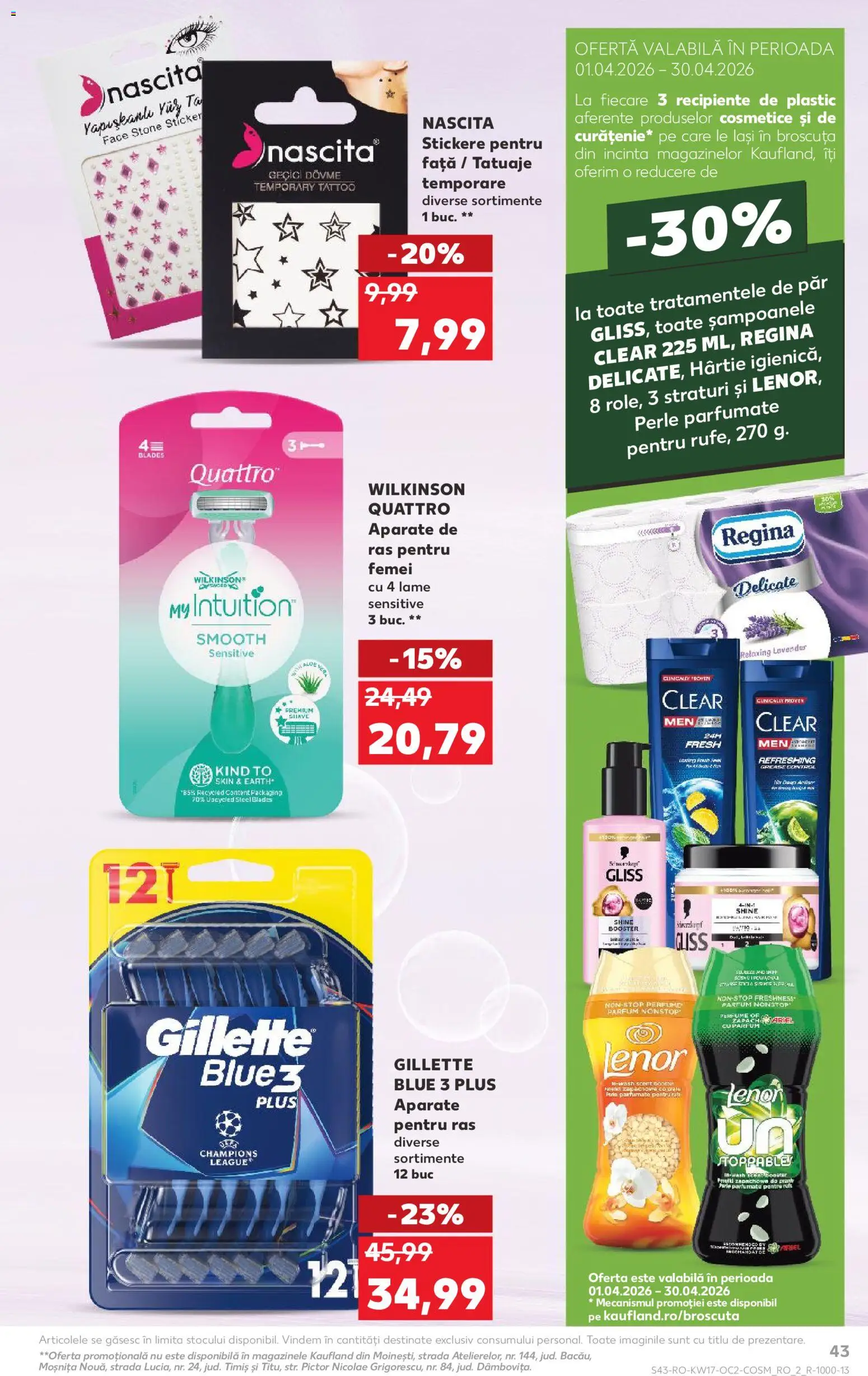 Catalog Kaufland 22 - 27 Aprilie 2026 | Pagina 43 | Produse: Akrilik boya, Parfum, Recipiente