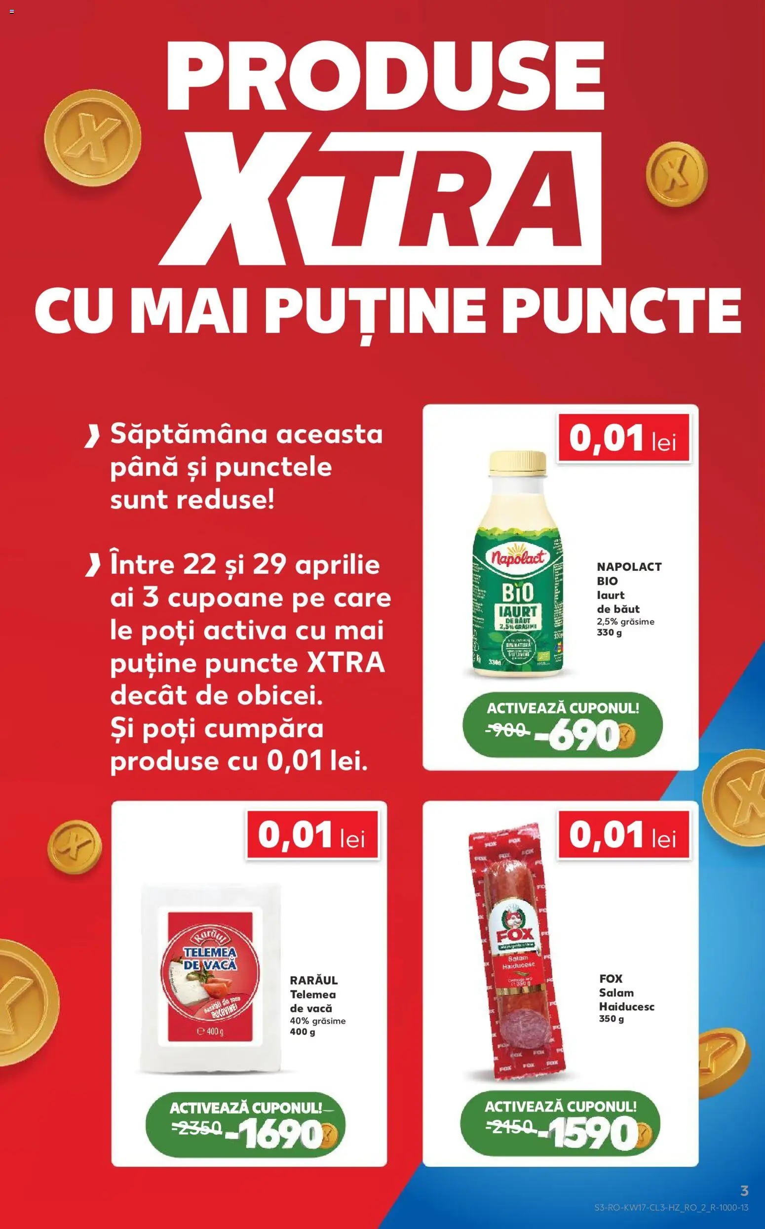 Catalog Kaufland 22 - 27 Aprilie 2026 | Pagina 3 | Produse: Şerit ödül, Iaurt, Salam