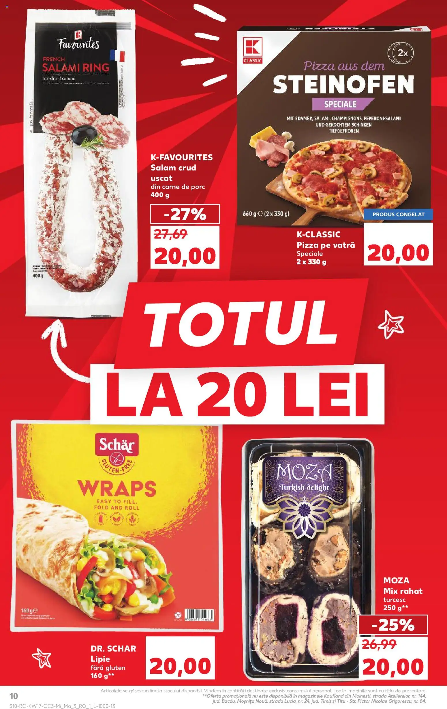 Catalog Kaufland 22 - 27 Aprilie 2026 | Pagina 10 | Produse: Salam, Pizza, Carne De Porc